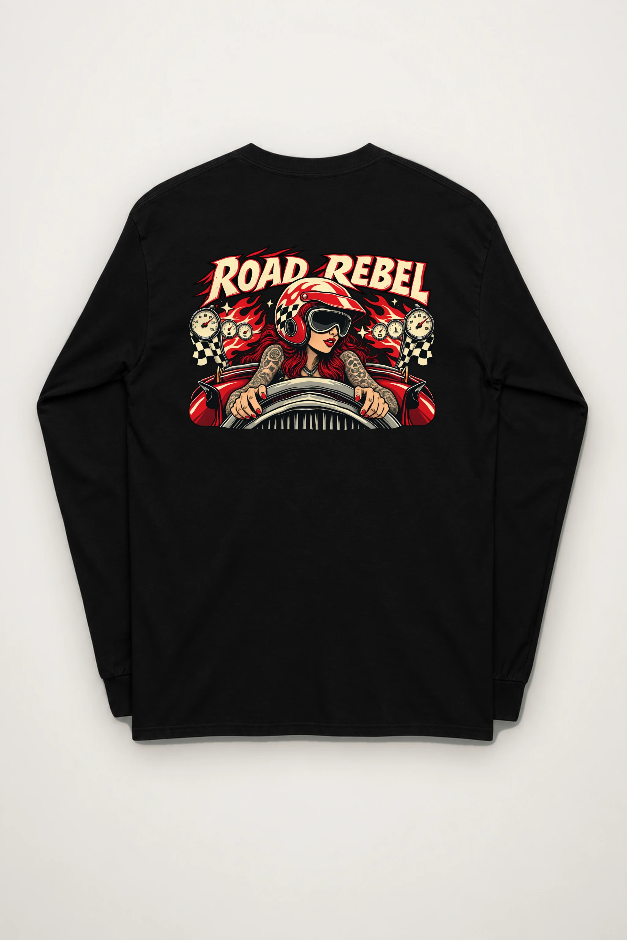 "Road Rebel" Unisex Longsleeve T-shirt