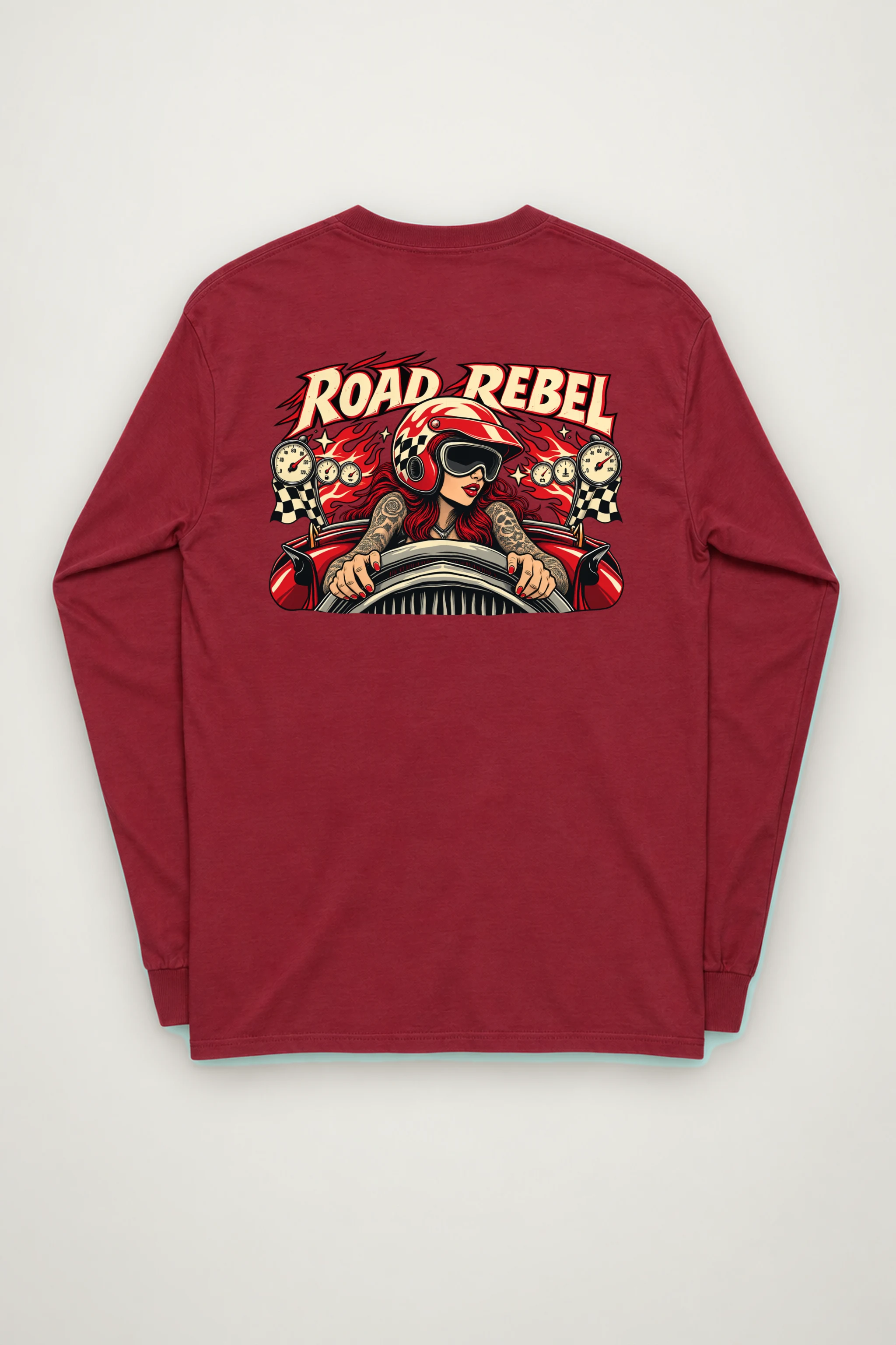 "Road Rebel" Unisex Longsleeve T-shirt