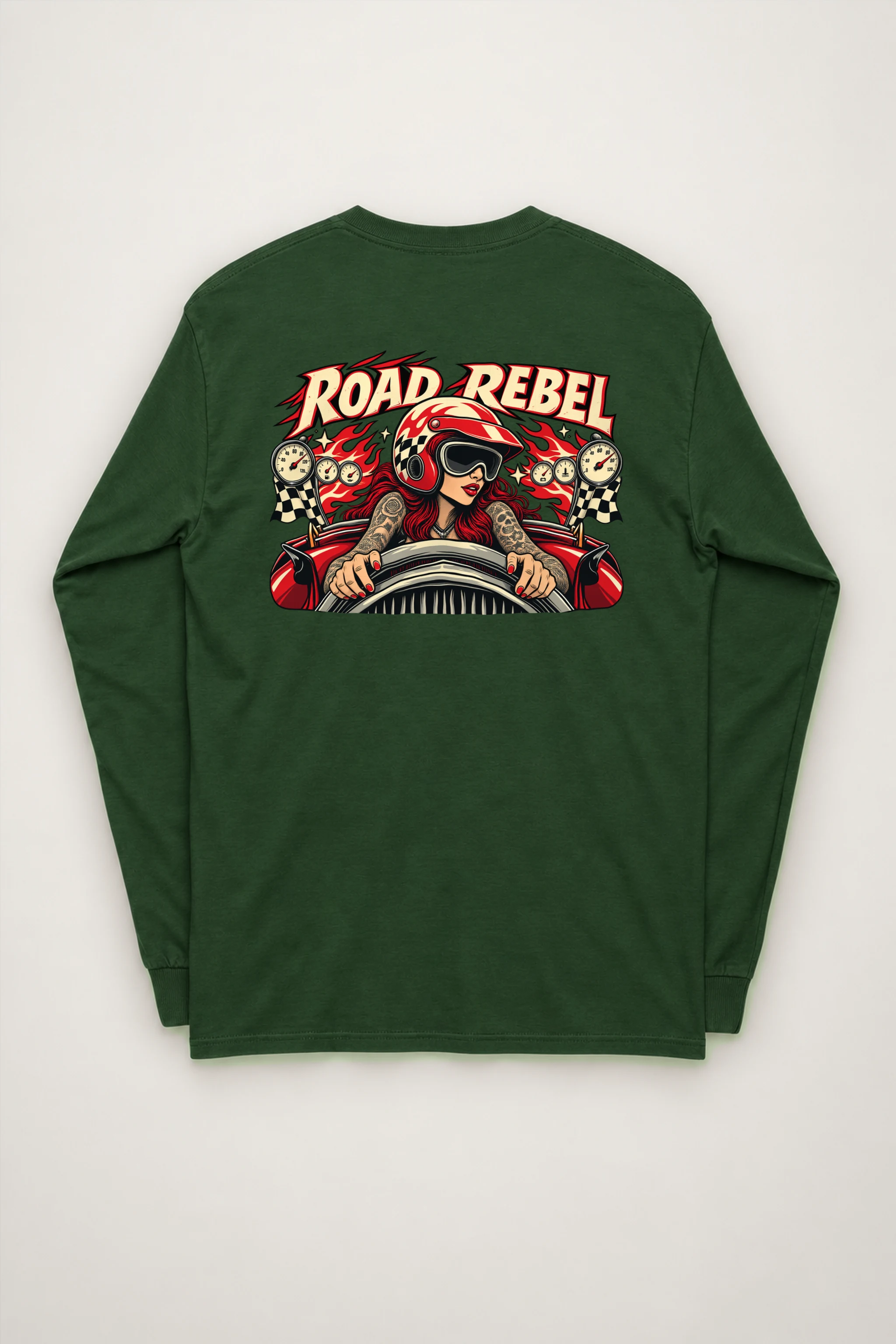 "Road Rebel" Unisex Longsleeve T-shirt