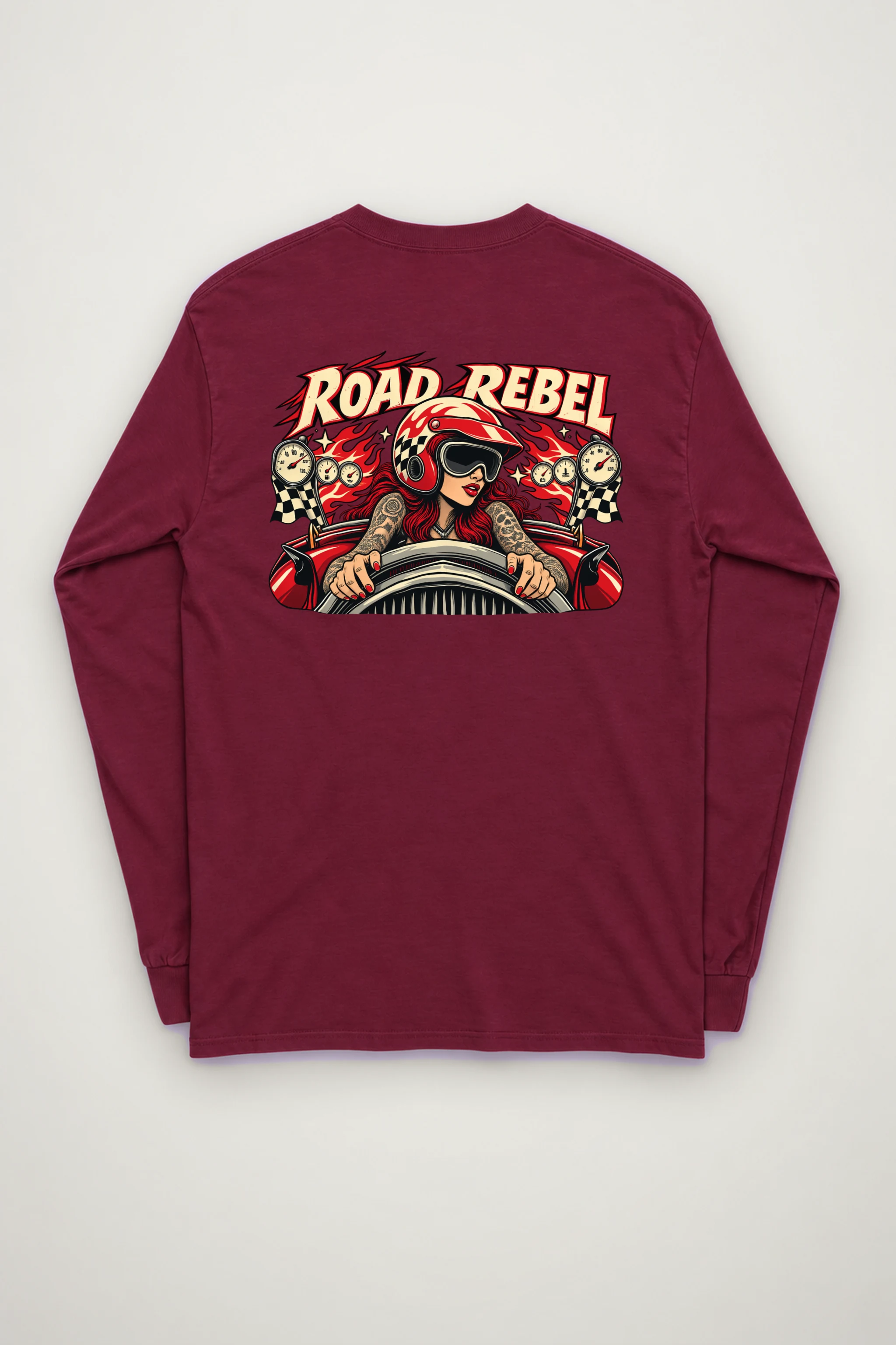 "Road Rebel" Unisex Longsleeve T-shirt