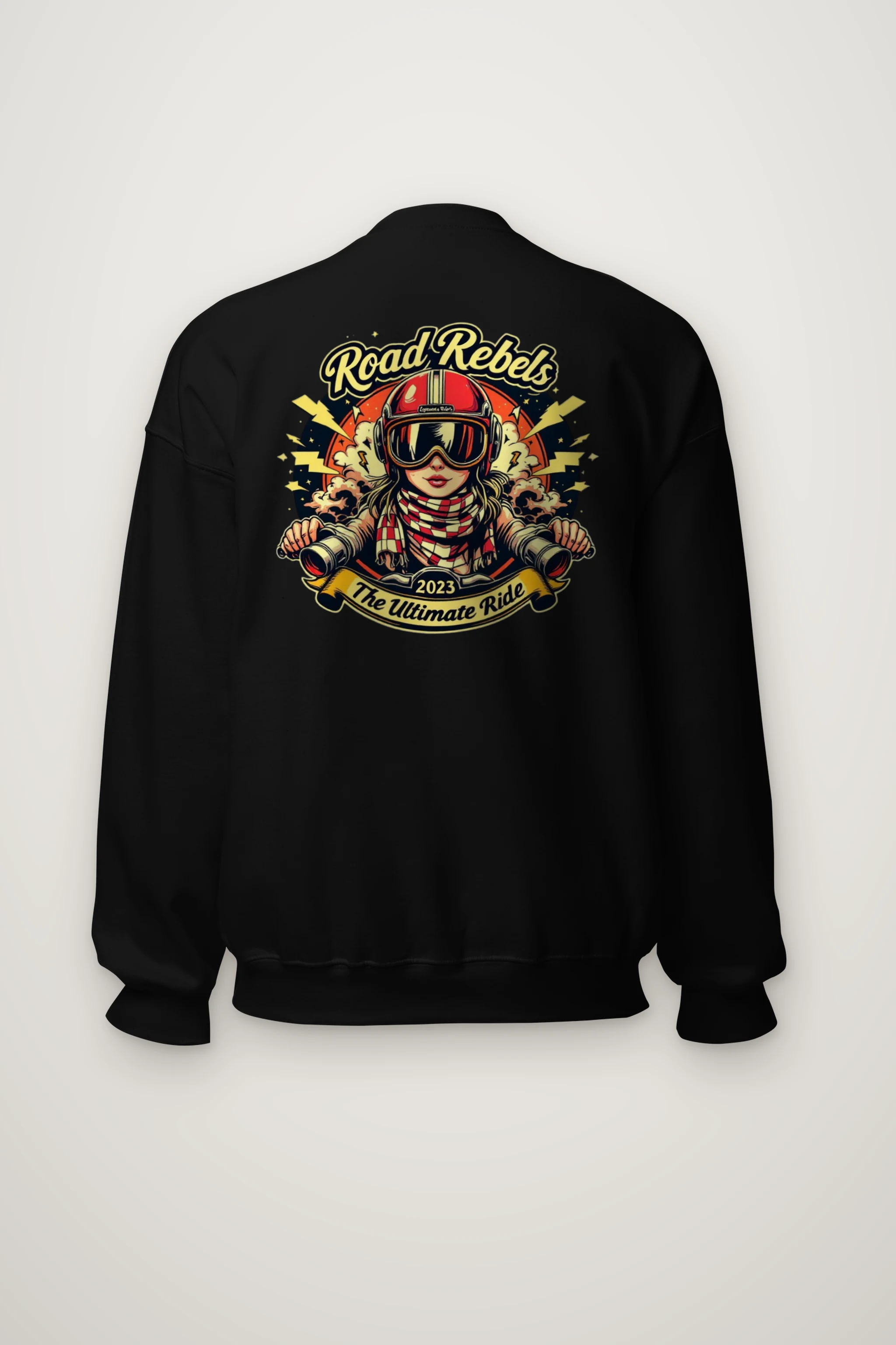 "Road Rebels" Heavy Blend Unisex Crewneck Sweatshirt