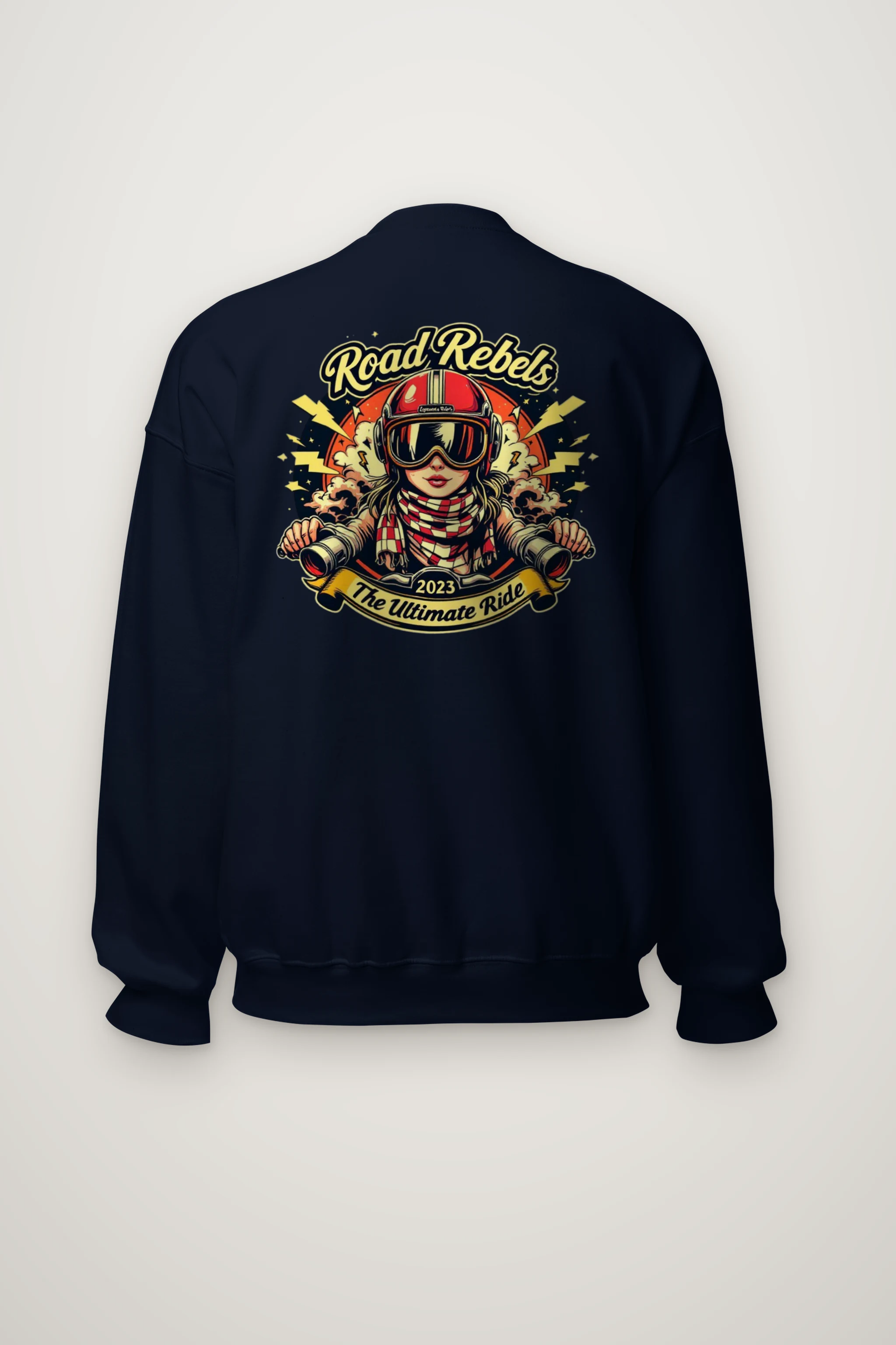 "Road Rebels" Heavy Blend Unisex Crewneck Sweatshirt