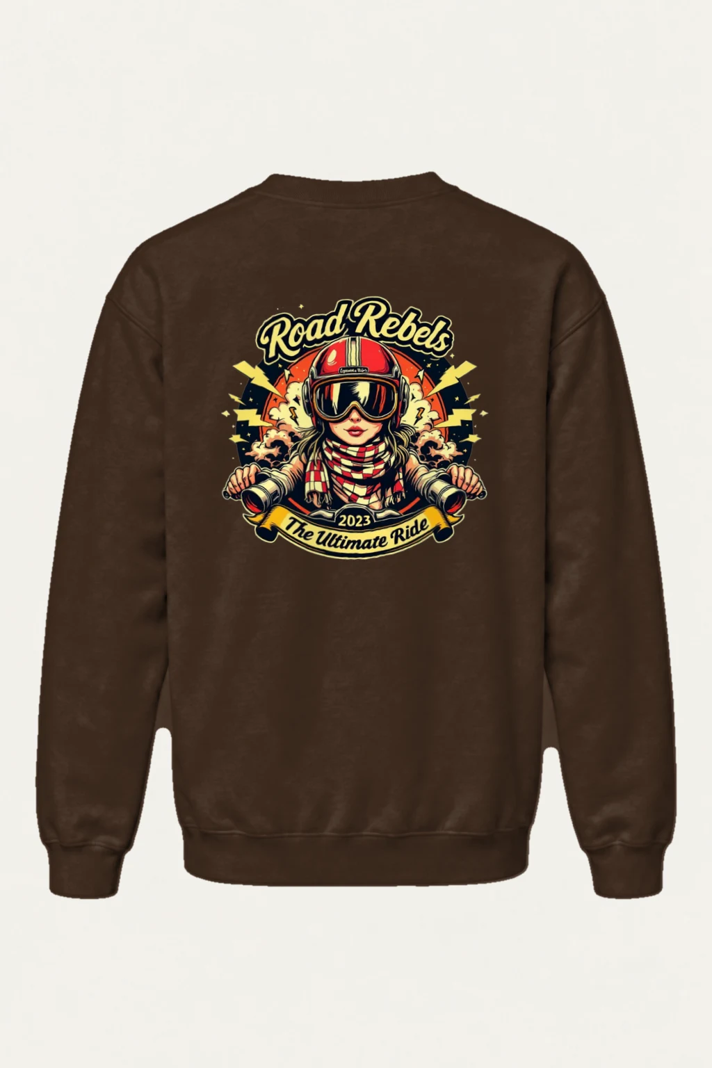 "Road Rebels" Heavy Blend Unisex Crewneck Sweatshirt | Gildan 18000