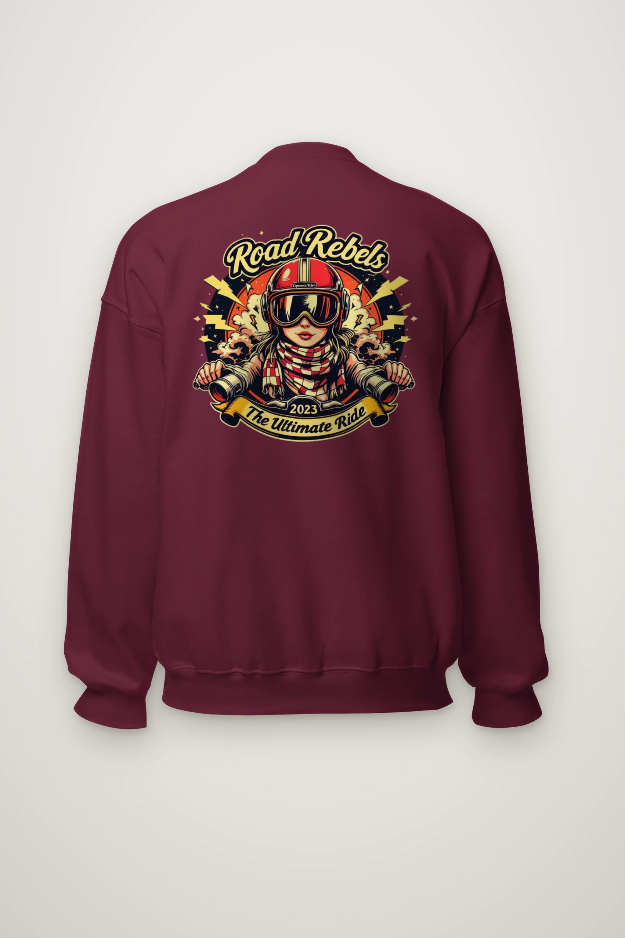 "Road Rebels" Heavy Blend Unisex Crewneck Sweatshirt