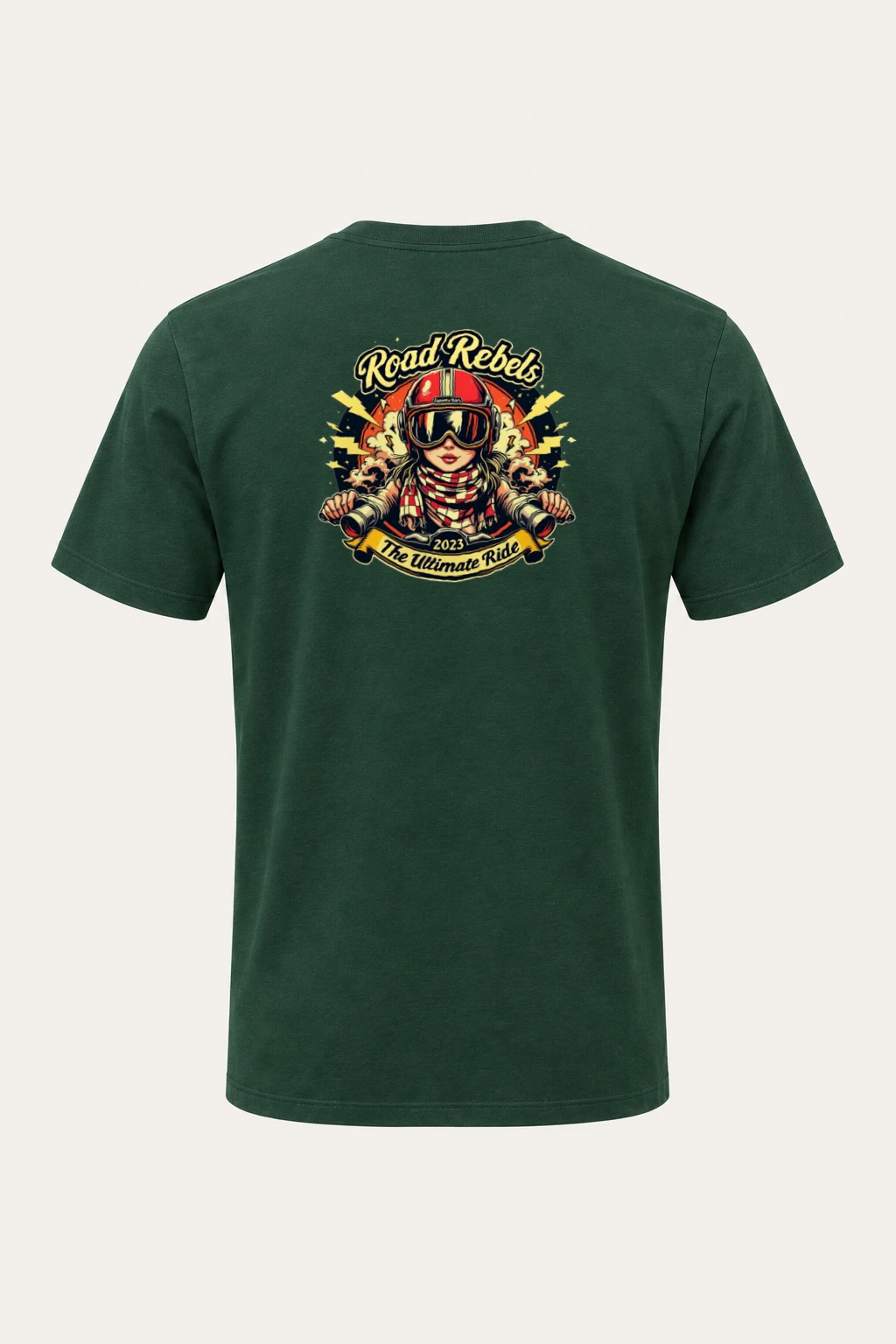 "Road Rebels" Heavyweight Unisex Crewneck T-shirt | Gildan 5000