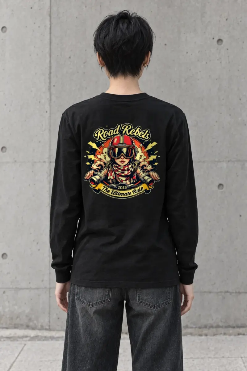 "Road Rebels" Unisex Longsleeve T-shirt | Gildan 2400