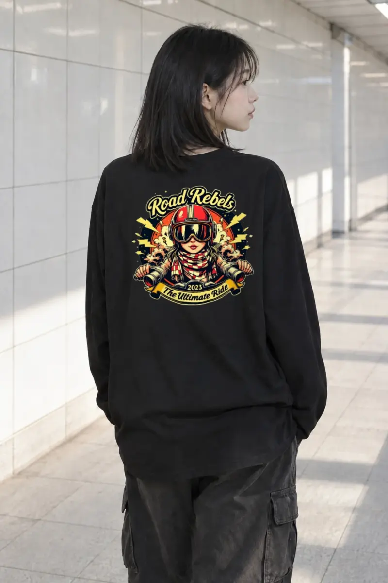 "Road Rebels" Unisex Longsleeve T-shirt | Gildan 2400