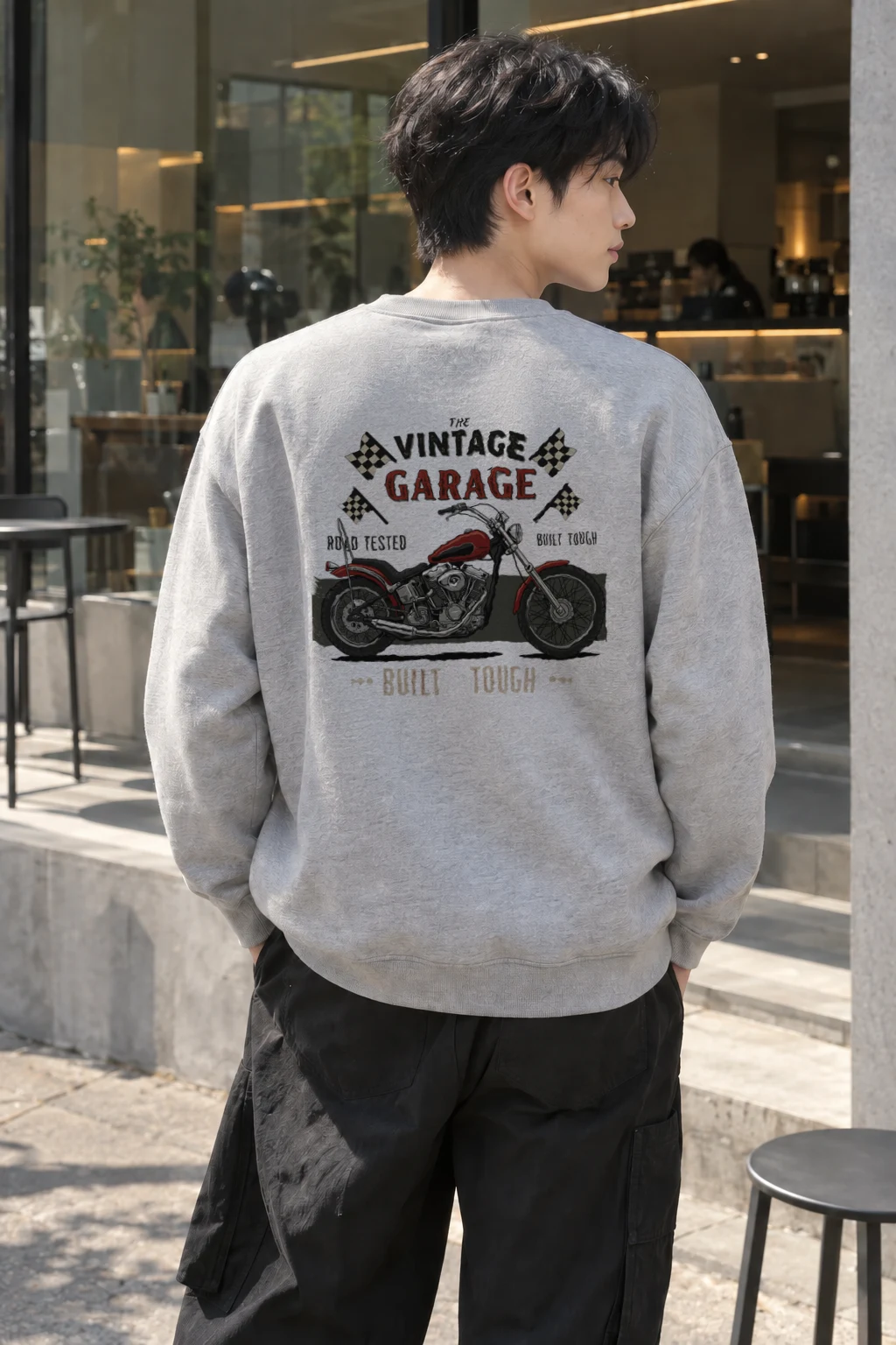 "Road Tested" Heavy Blend Unisex Crewneck Sweatshirt | Gildan 18000