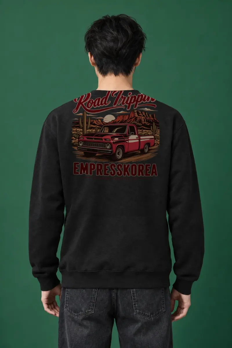 "Road Trippin’" Heavy Blend Unisex Crewneck Sweatshirt