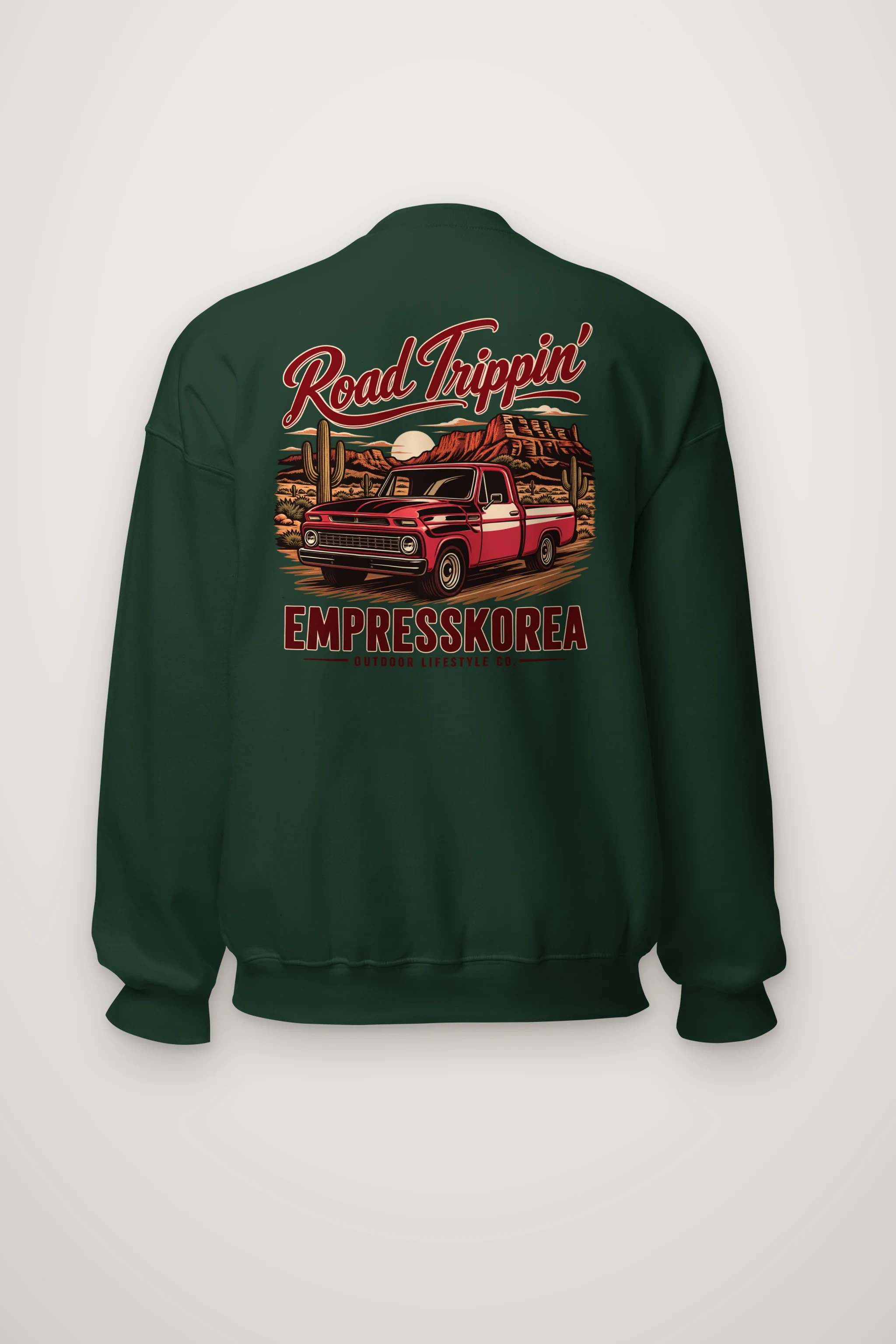 "Road Trippin’" Heavy Blend Unisex Crewneck Sweatshirt