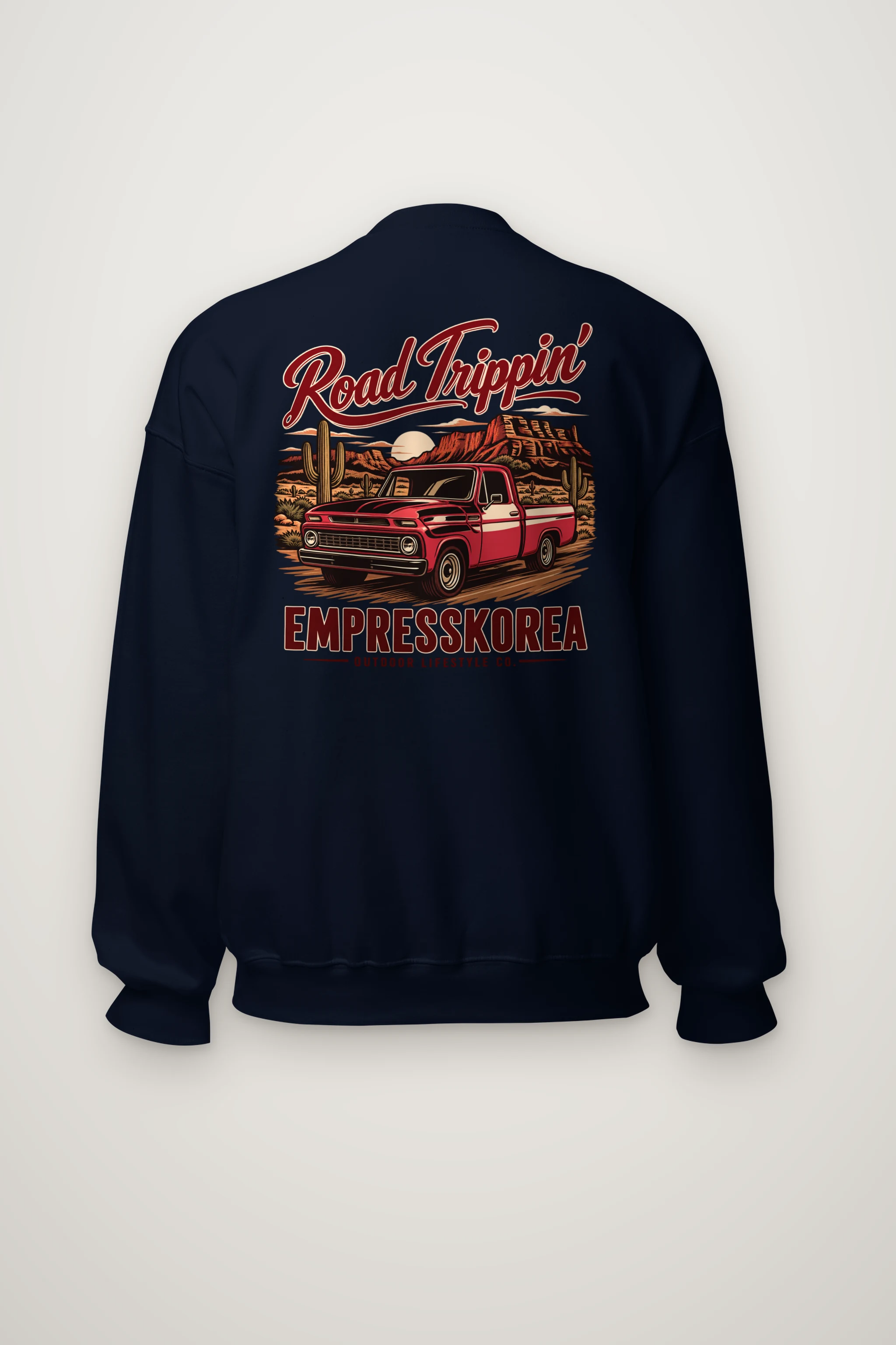 "Road Trippin’" Heavy Blend Unisex Crewneck Sweatshirt