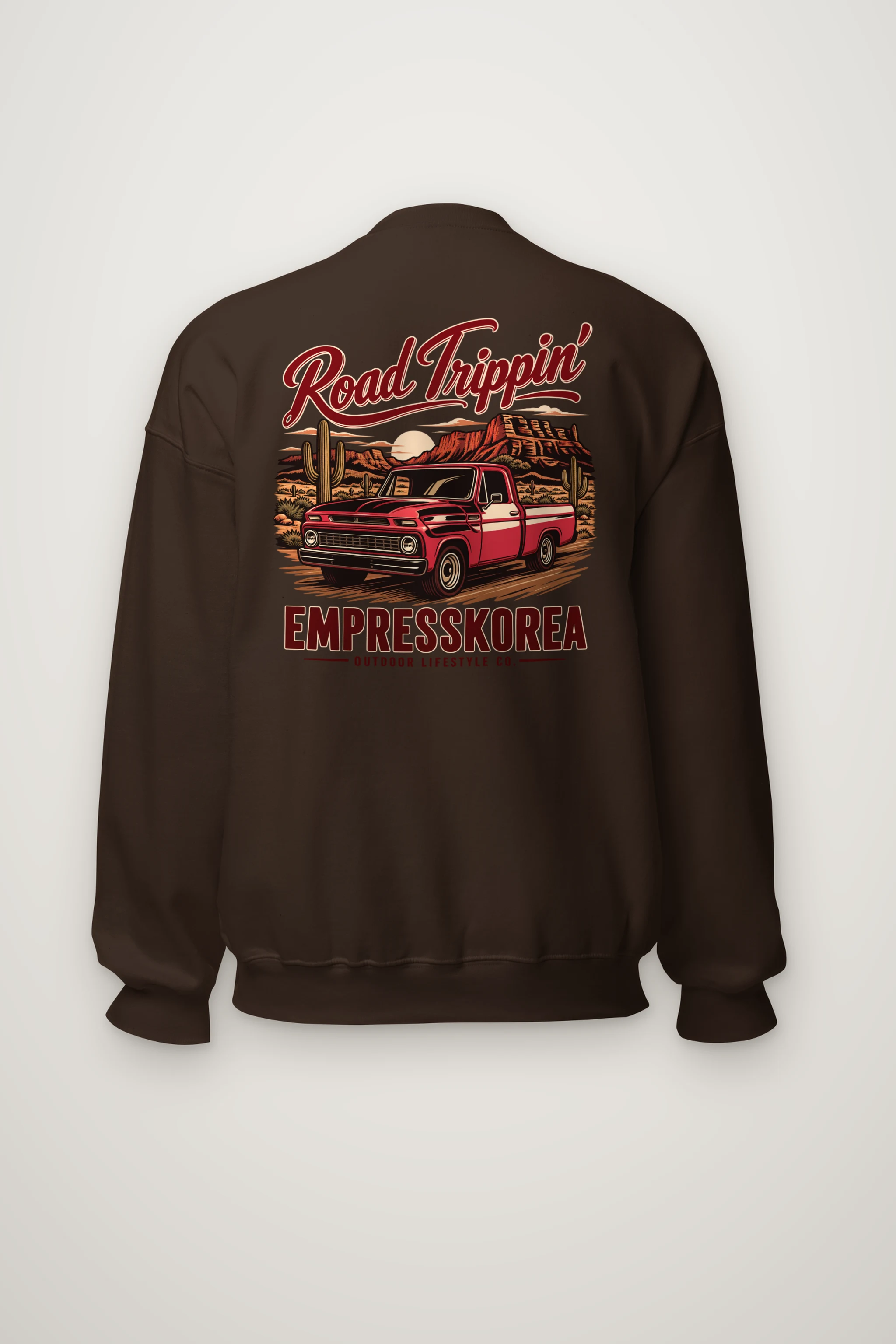 "Road Trippin’" Heavy Blend Unisex Crewneck Sweatshirt