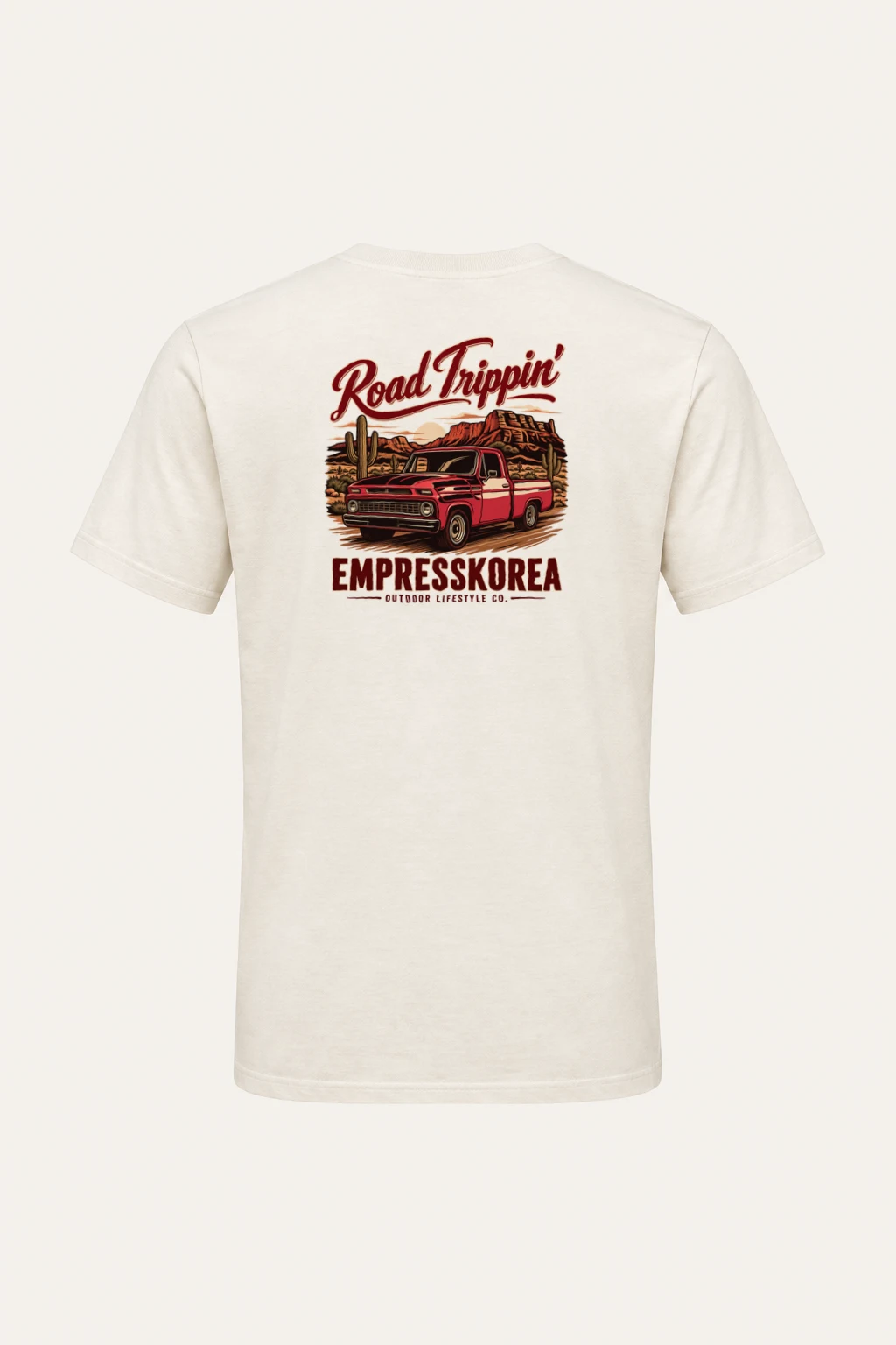 "Road Trippin’" Heavyweight Unisex Crewneck T-shirt | Gildan 5000
