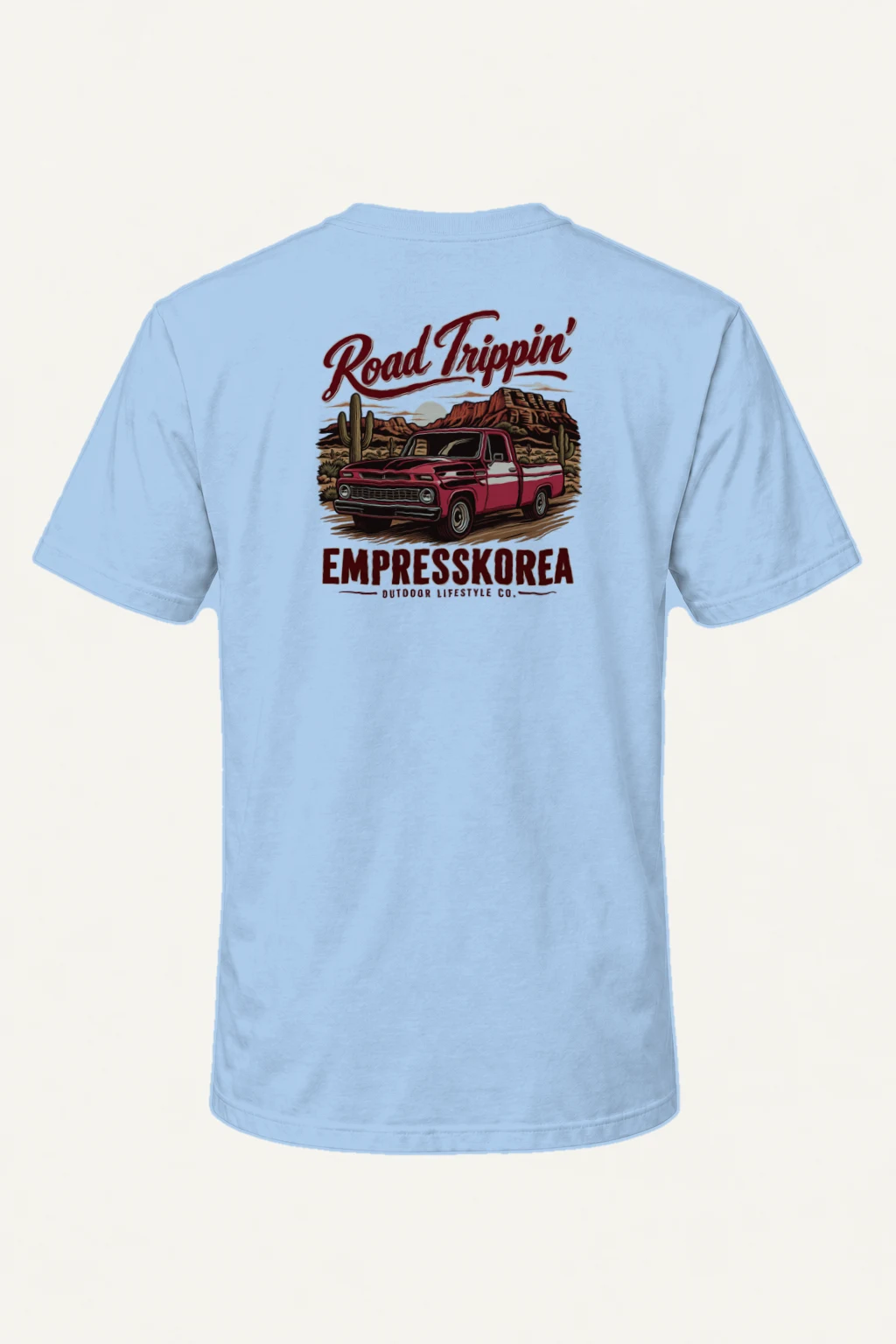 "Road Trippin’" Heavyweight Unisex Crewneck T-shirt | Gildan 5000