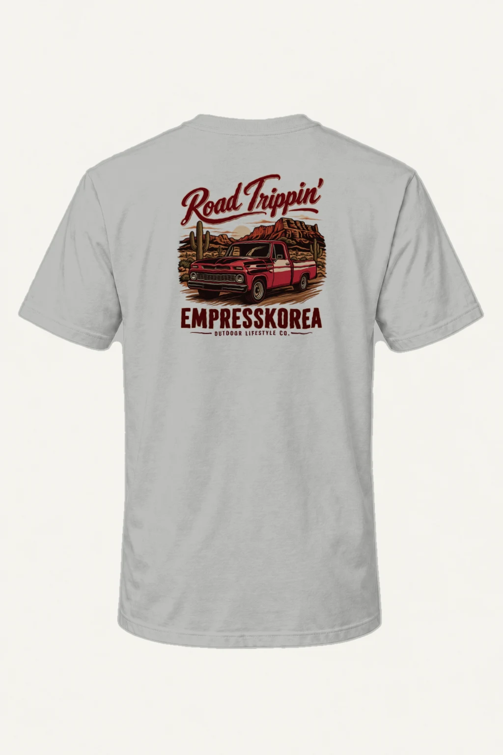 "Road Trippin’" Heavyweight Unisex Crewneck T-shirt | Gildan 5000