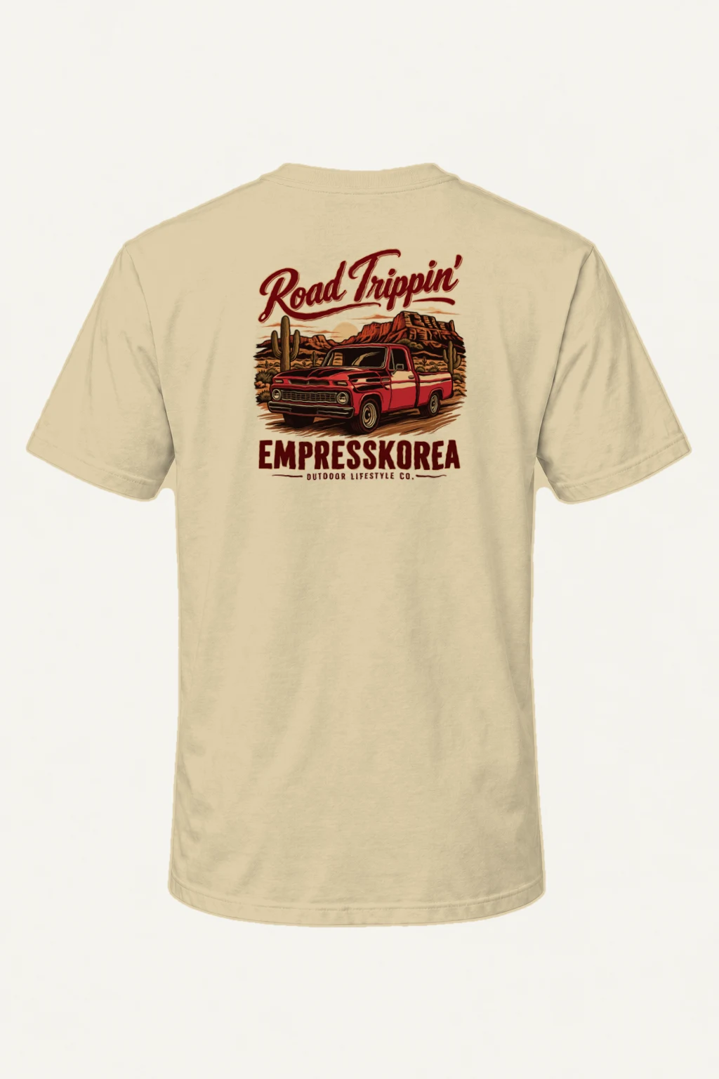 "Road Trippin’" Heavyweight Unisex Crewneck T-shirt | Gildan 5000