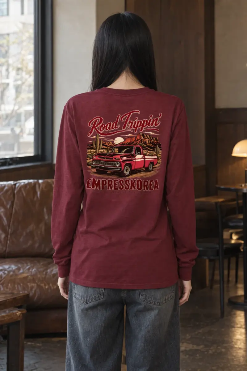 "Road Trippin’" Unisex Longsleeve T-shirt | Gildan 2400