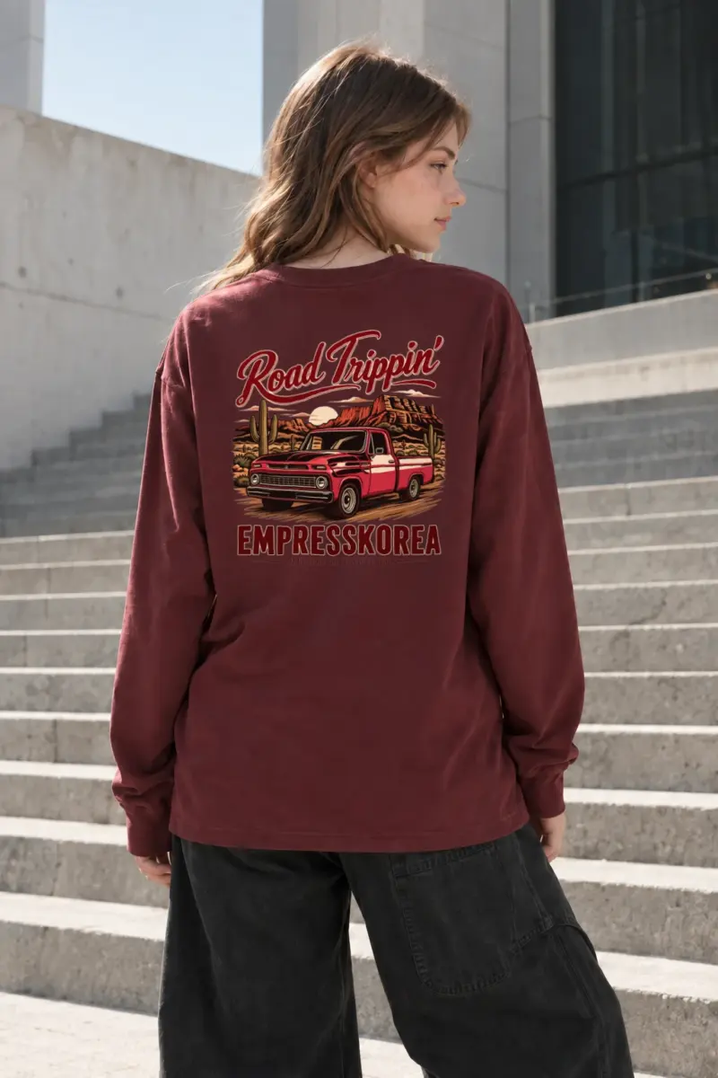 "Road Trippin’" Unisex Longsleeve T-shirt | Gildan 2400