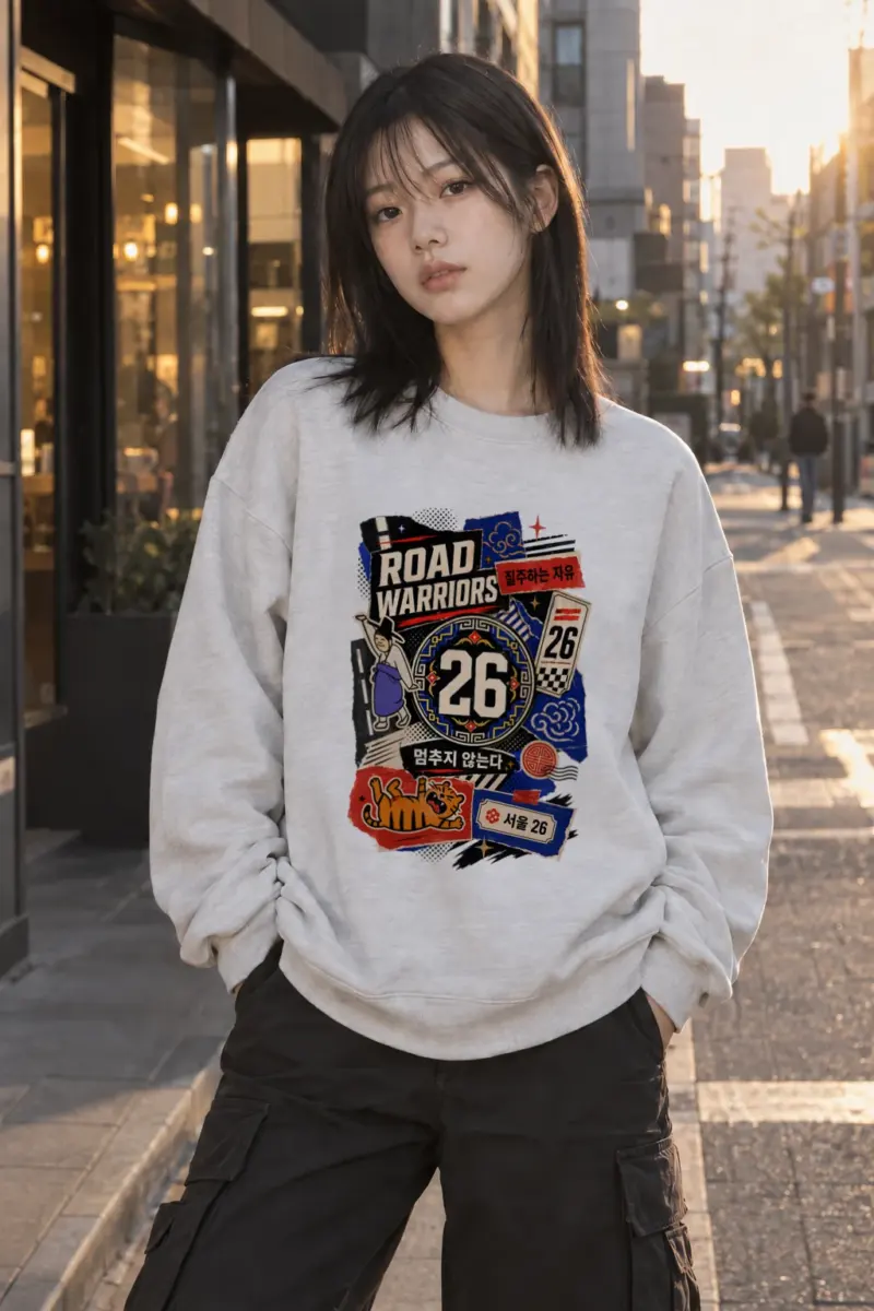 “Road Warriors 26” Heavy Blend Unisex Crewneck Sweatshirt | Gildan 18000