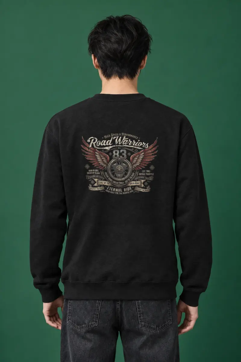 "Road Warriors 83" Heavy Blend Unisex Crewneck Sweatshirt
