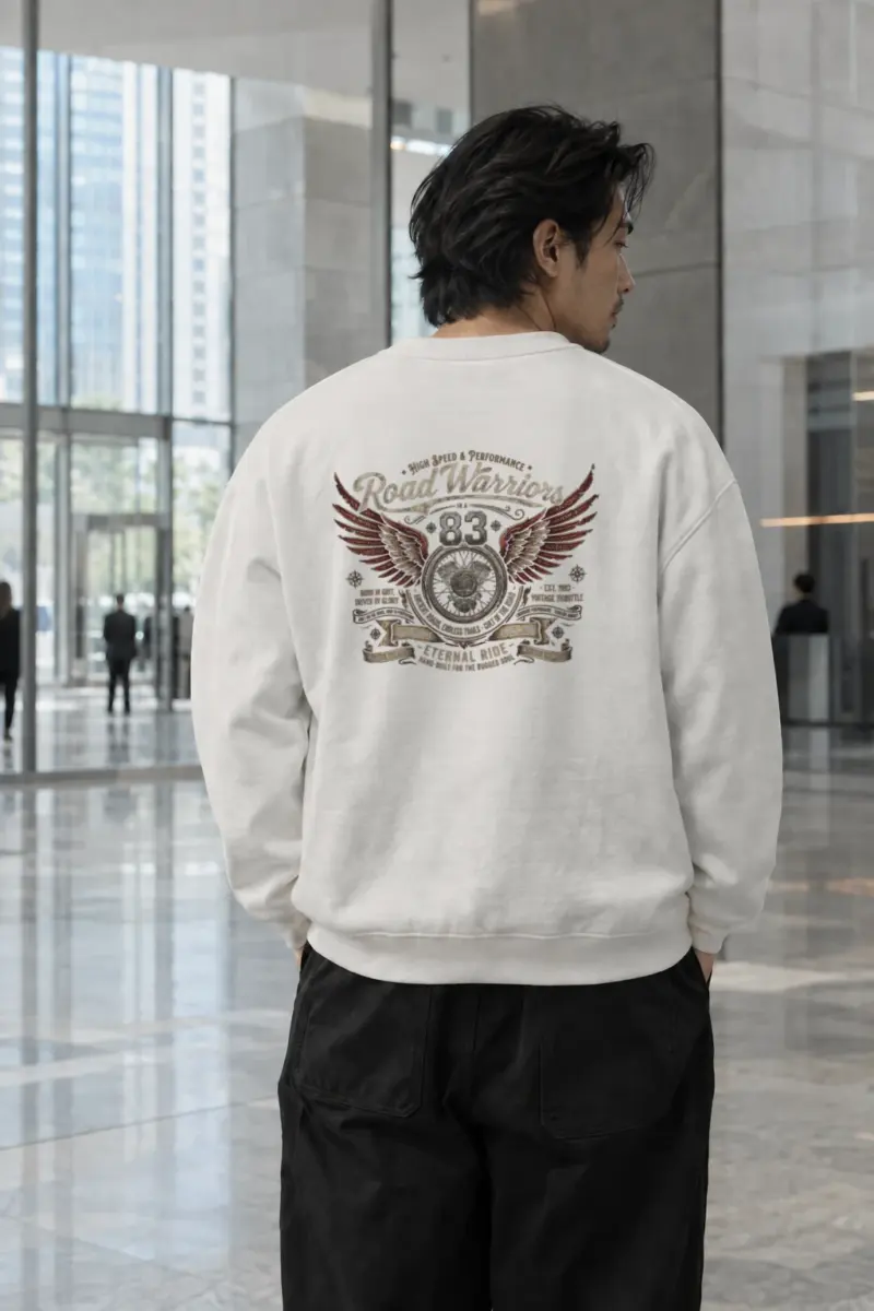 "Road Warriors 83" Heavy Blend Unisex Crewneck Sweatshirt | Gildan 18000