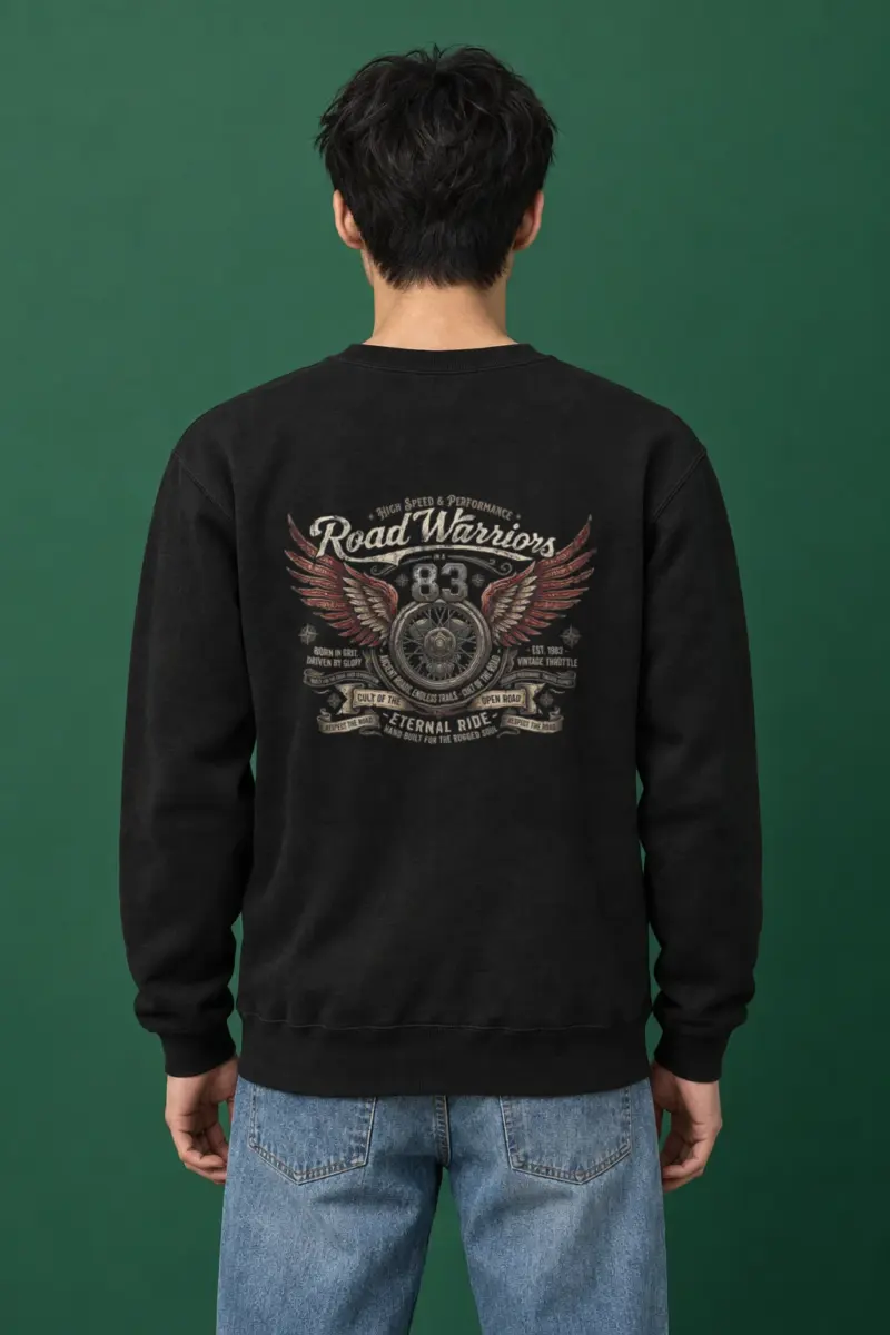 "Road Warriors 83" Heavy Blend Unisex Crewneck Sweatshirt