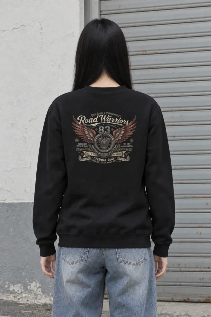 "Road Warriors 83" Heavy Blend Unisex Crewneck Sweatshirt