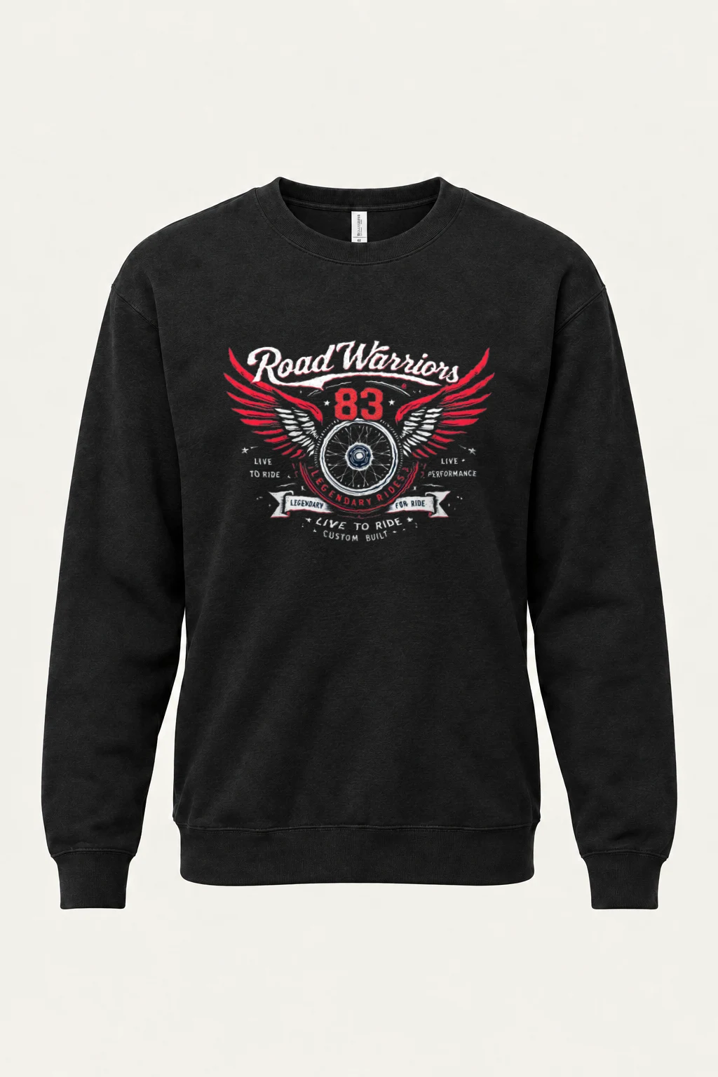 "Road Warriors 83" Heavy Blend Unisex Crewneck Sweatshirt | Gildan 18000