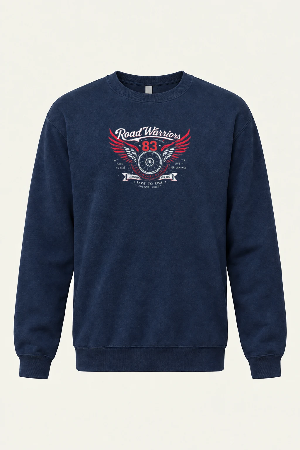 "Road Warriors 83" Heavy Blend Unisex Crewneck Sweatshirt | Gildan 18000
