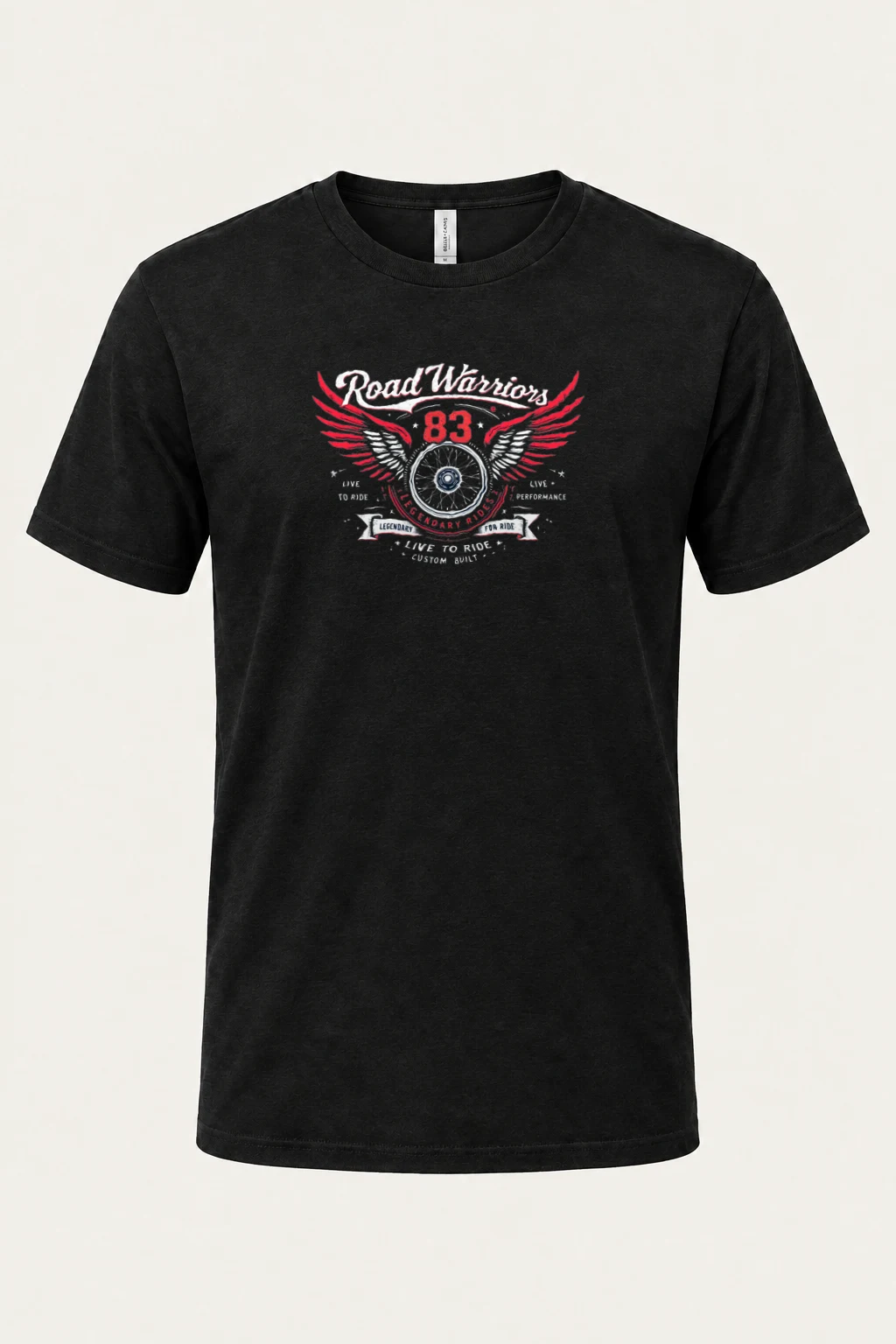 "Road Warriors 83" Heavyweight Unisex Crewneck T-shirt | Gildan 5000