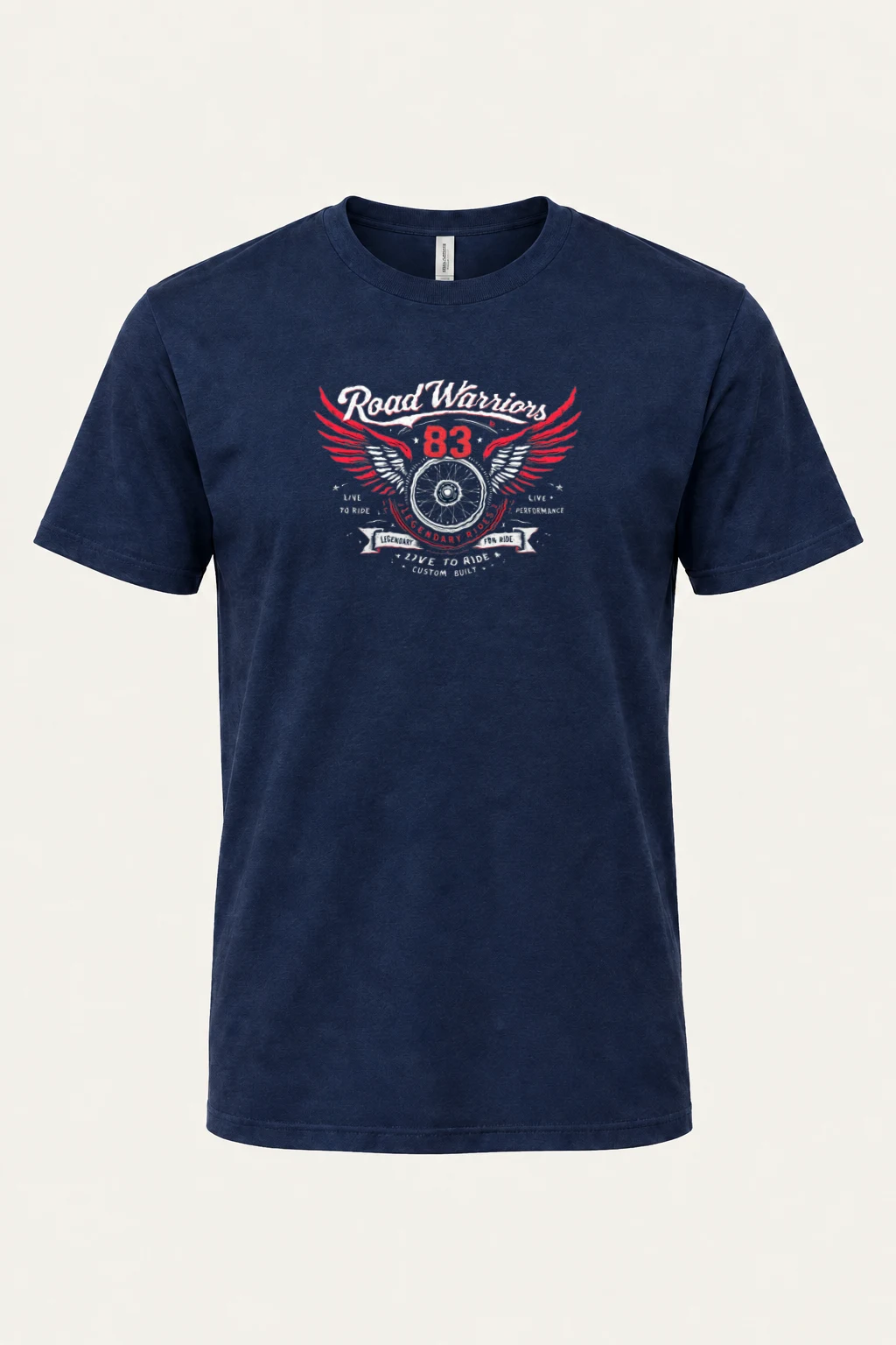 "Road Warriors 83" Heavyweight Unisex Crewneck T-shirt | Gildan 5000
