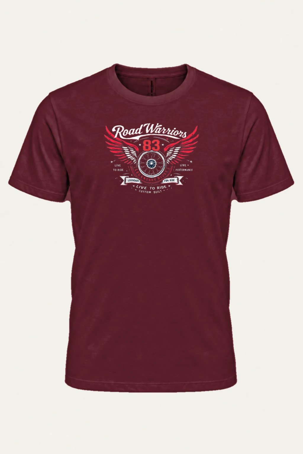 "Road Warriors 83" Heavyweight Unisex Crewneck T-shirt | Gildan 5000