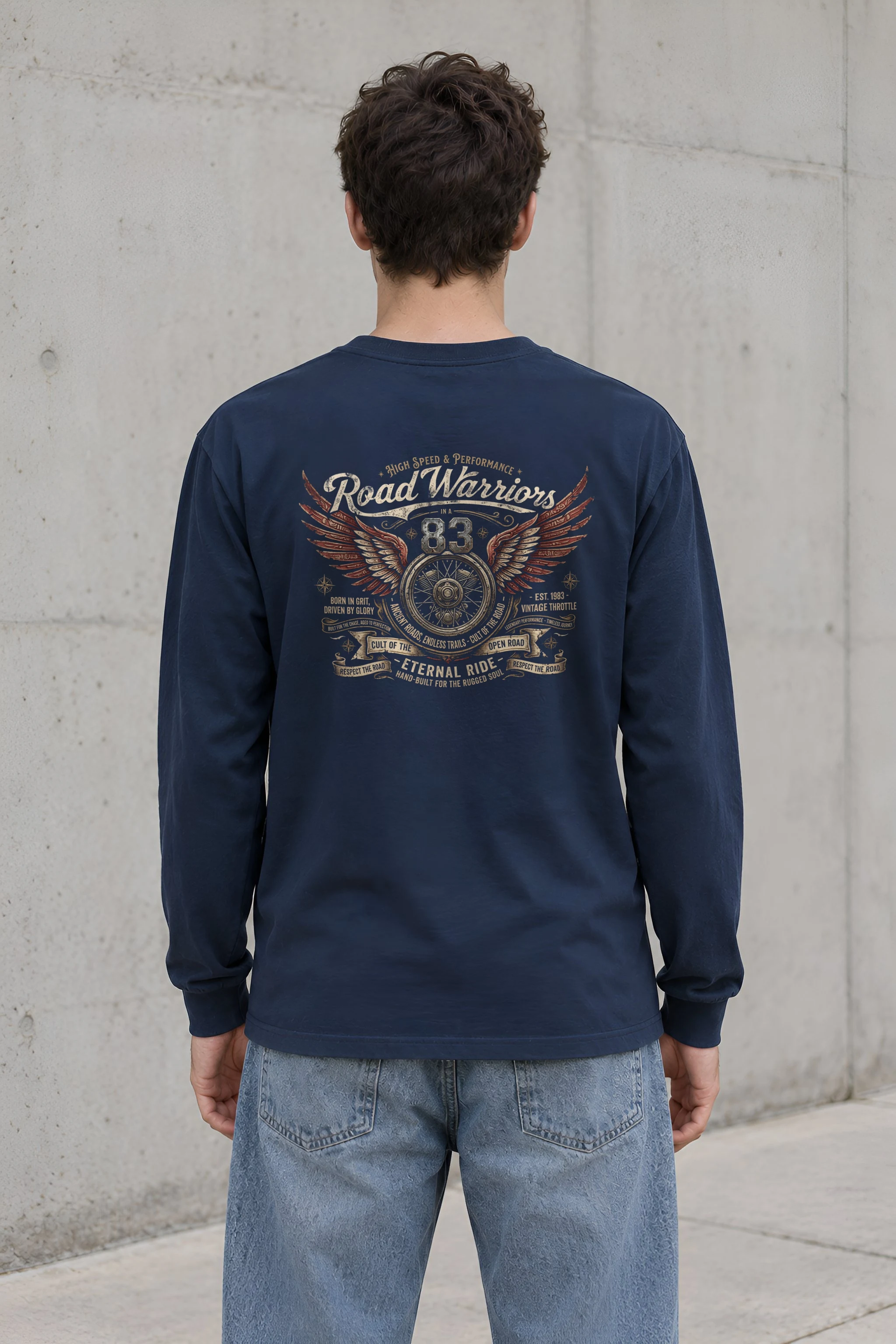 "Road Warriors 83" Unisex Longsleeve T-shirt