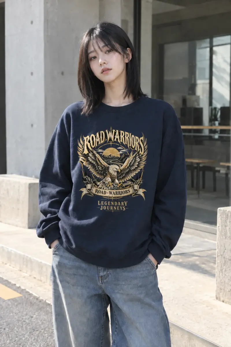 "Road Warriors" Heavy Blend Unisex Crewneck Sweatshirt | Gildan 18000