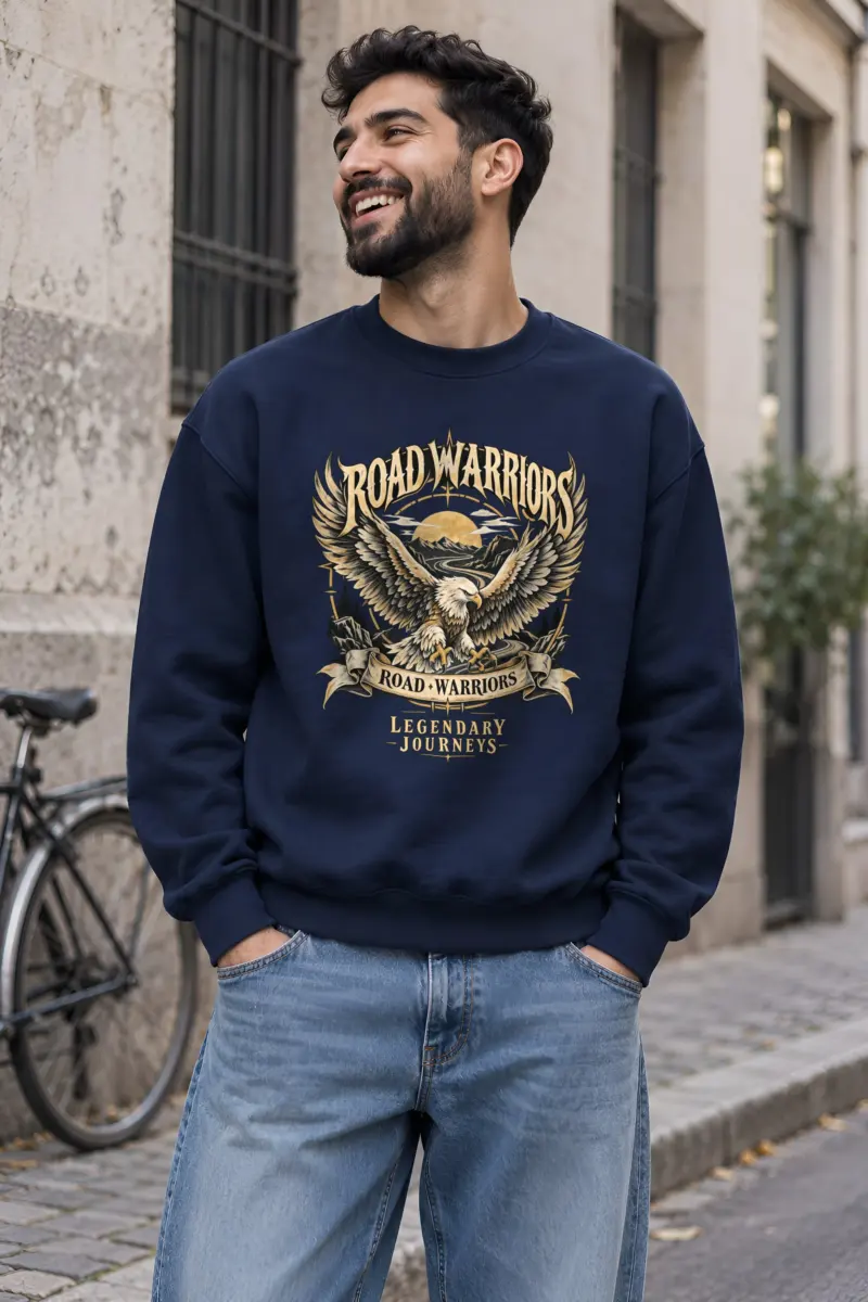 "Road Warriors" Heavy Blend Unisex Crewneck Sweatshirt