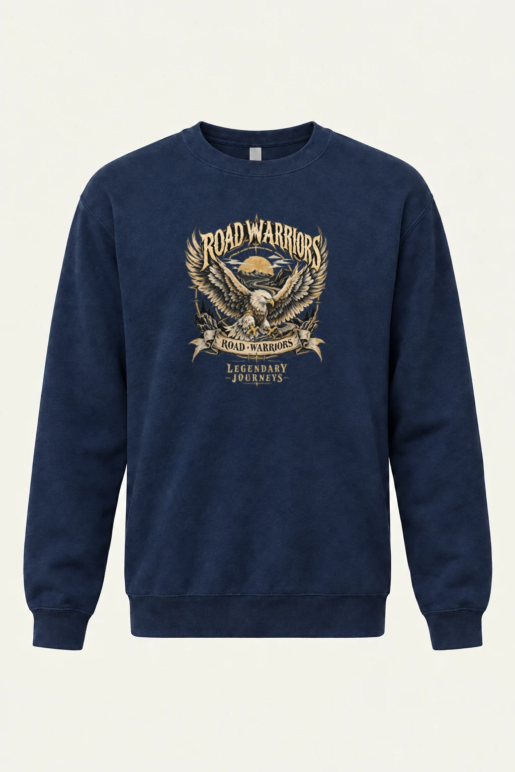 "Road Warriors" Heavy Blend Unisex Crewneck Sweatshirt | Gildan 18000