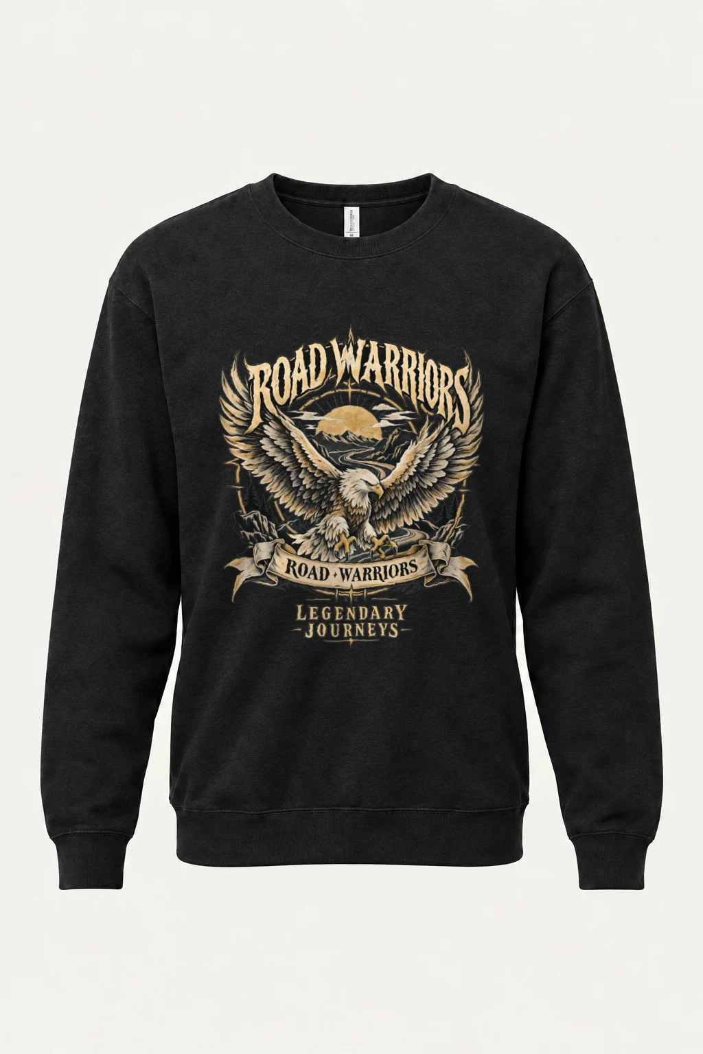 "Road Warriors" Heavy Blend Unisex Crewneck Sweatshirt | Gildan 18000