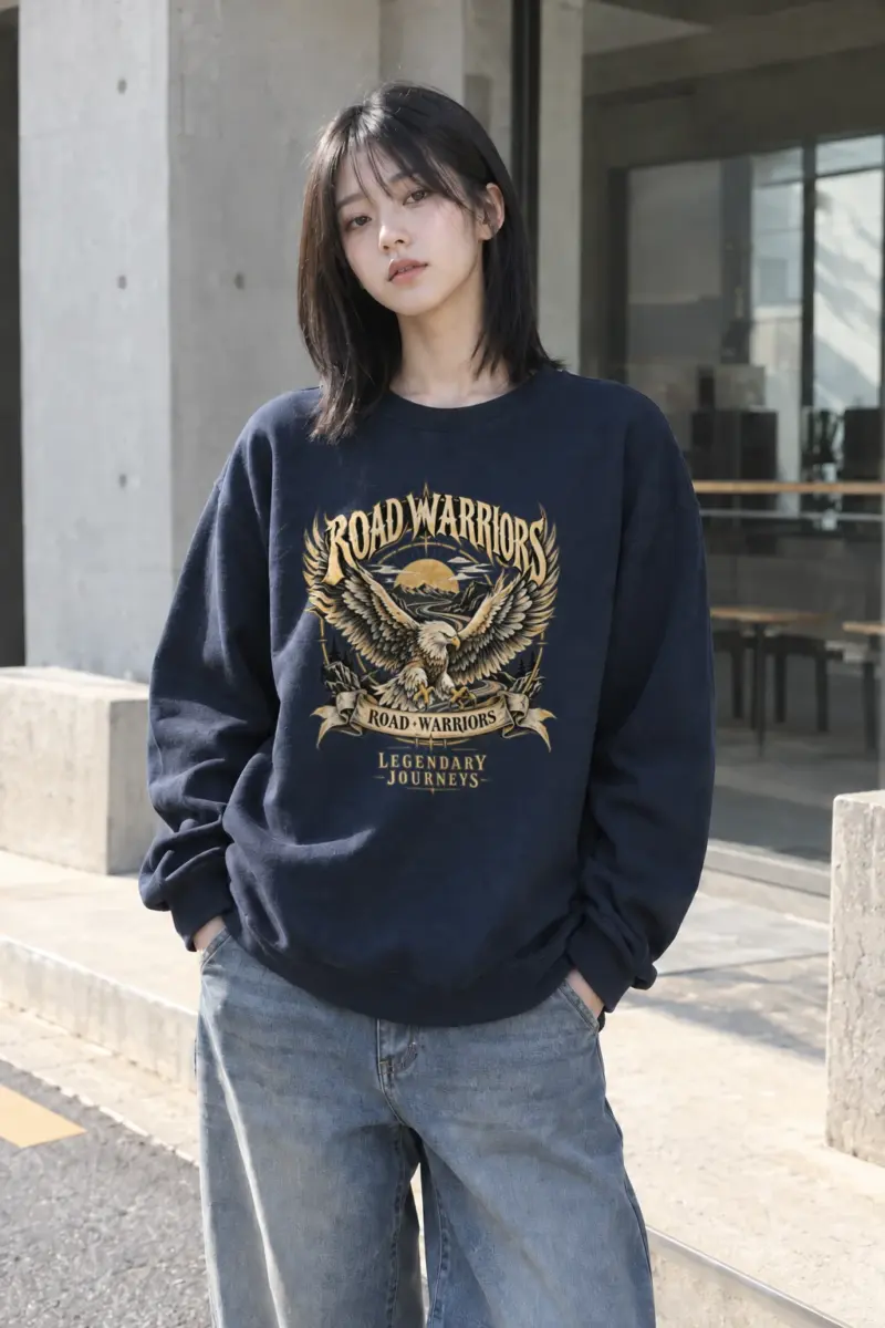 "Road Warriors" Heavy Blend Unisex Crewneck Sweatshirt | Gildan 18000