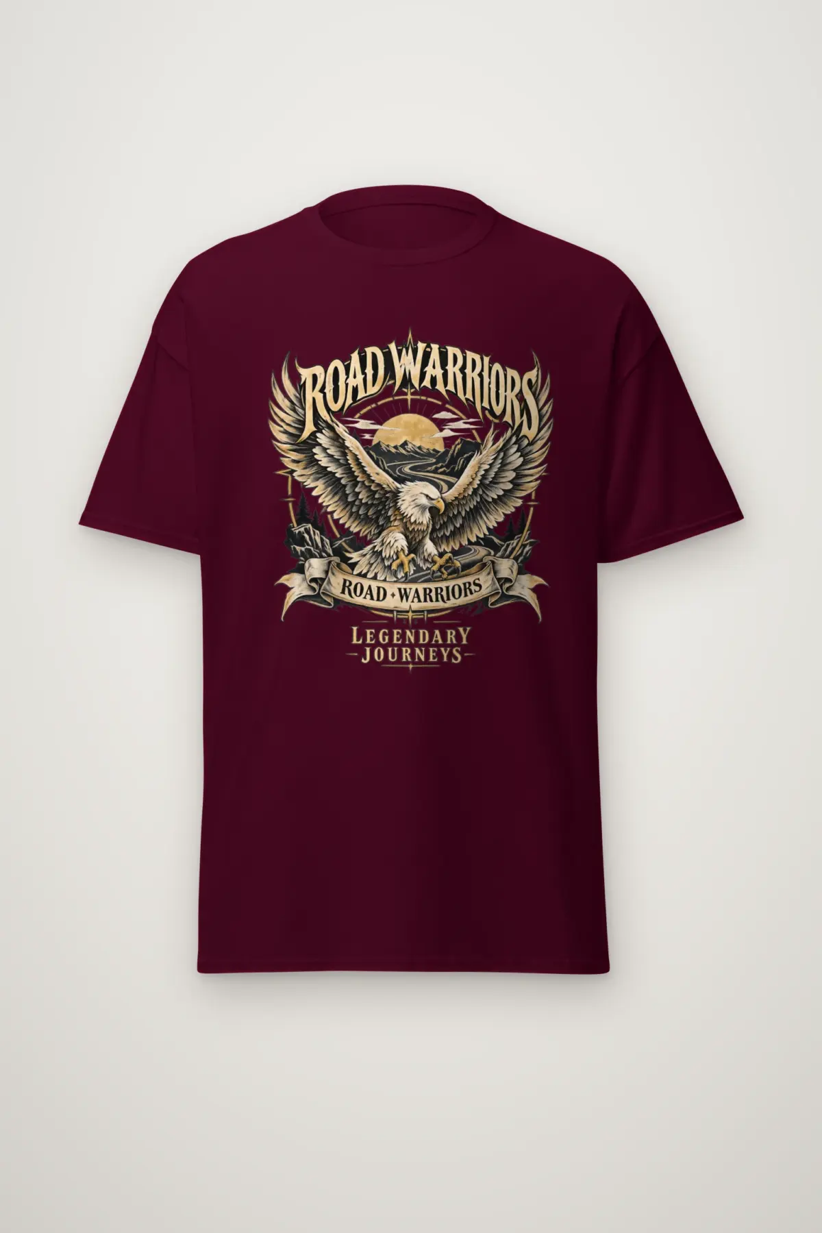 "Road Warriors" Heavyweight Unisex Crewneck T-shirt