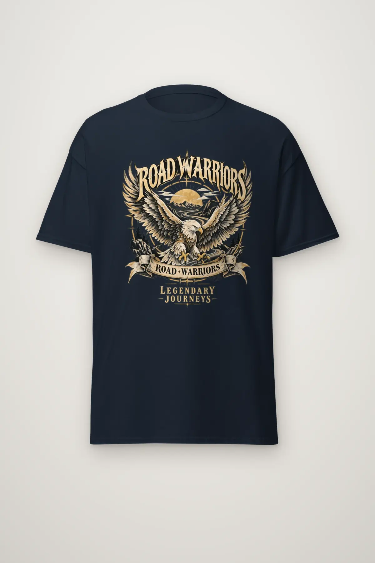 "Road Warriors" Heavyweight Unisex Crewneck T-shirt