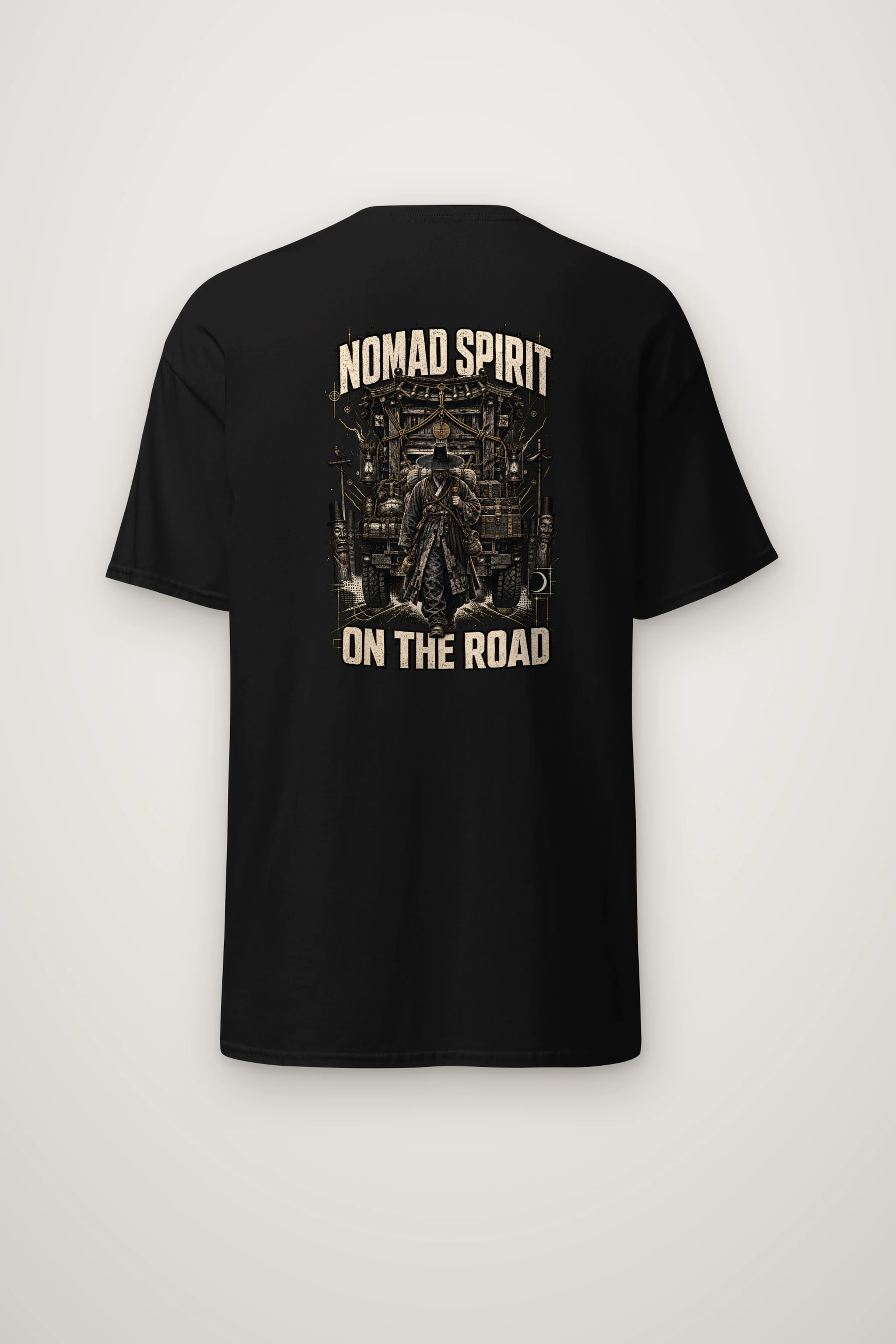 "Roadbound Caravan" Heavyweight Unisex Crewneck T-shirt