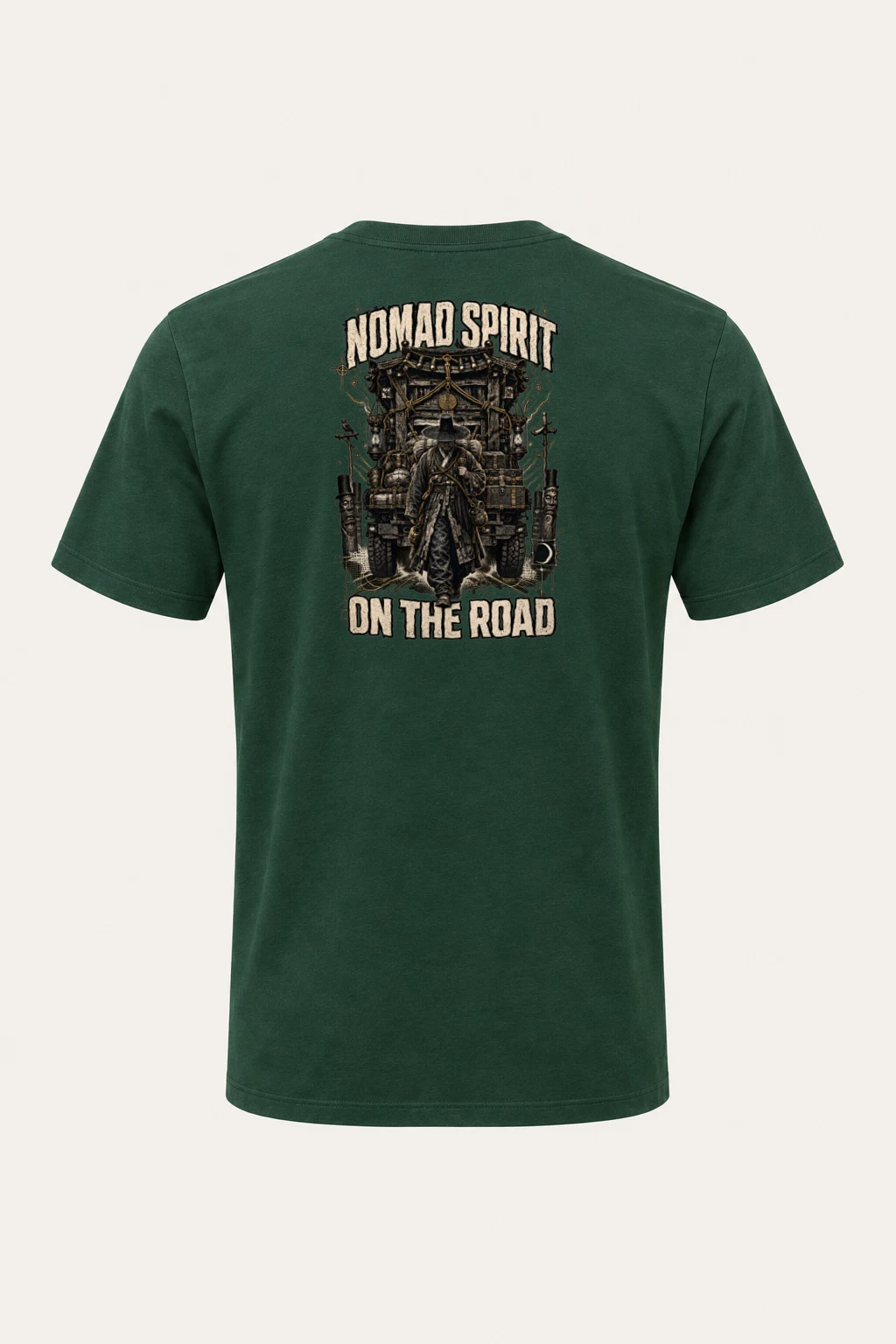 "Roadbound Caravan" Heavyweight Unisex Crewneck T-shirt | Gildan 5000