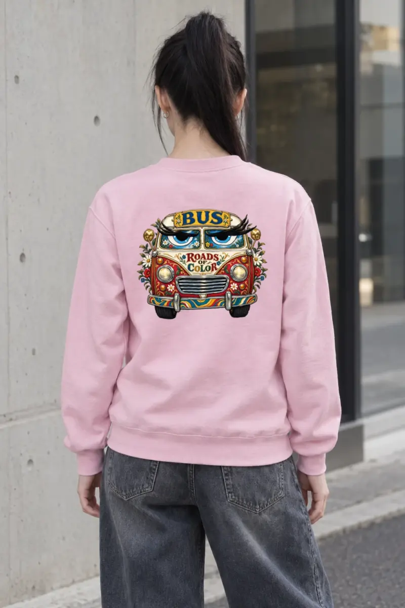 "Roads Of Color" Heavy Blend Unisex Crewneck Sweatshirt