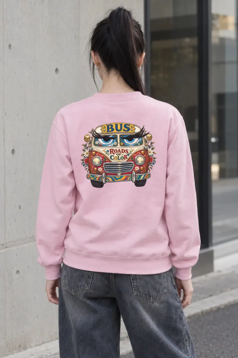 "Roads Of Color" Heavy Blend Unisex Crewneck Sweatshirt
