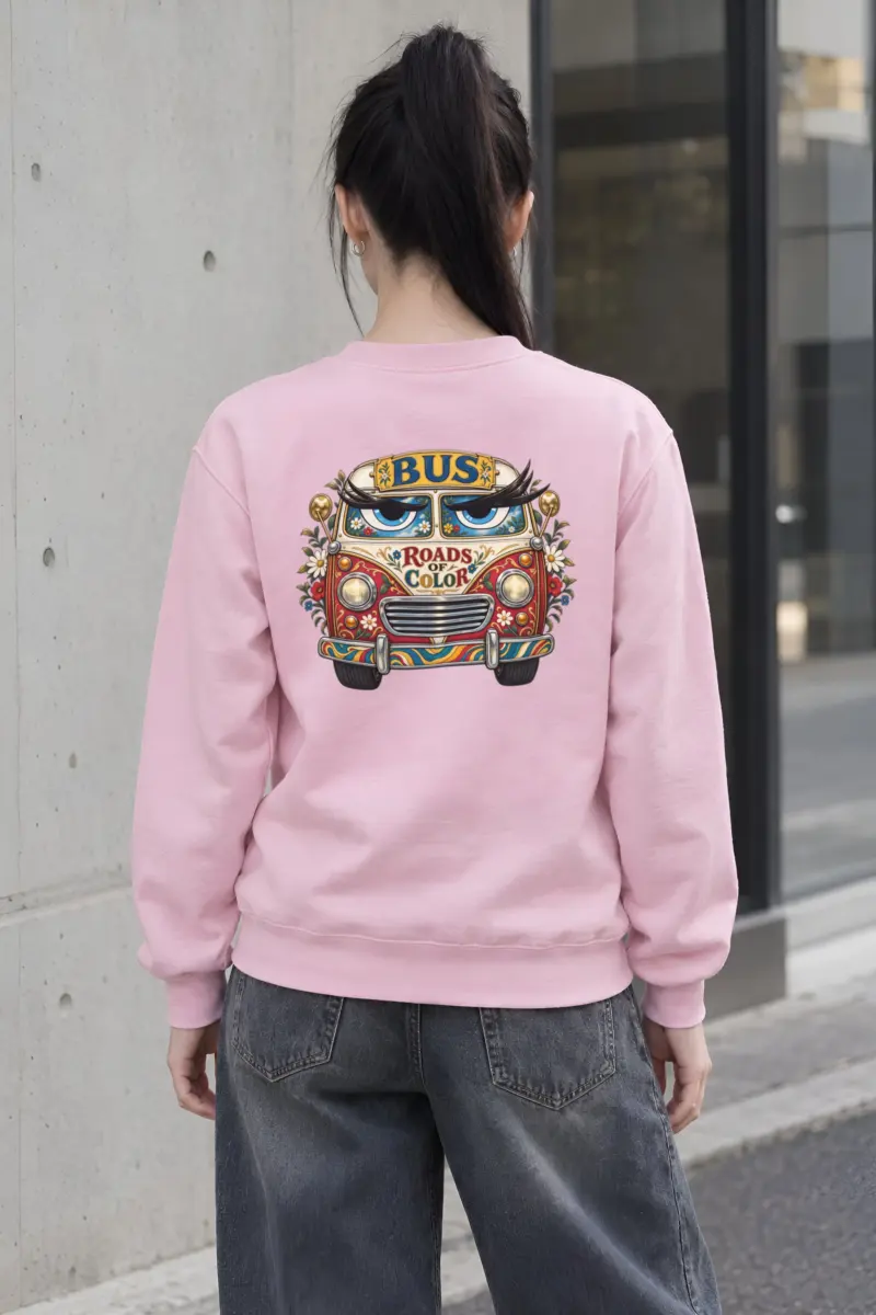 "Roads Of Color" Heavy Blend Unisex Crewneck Sweatshirt