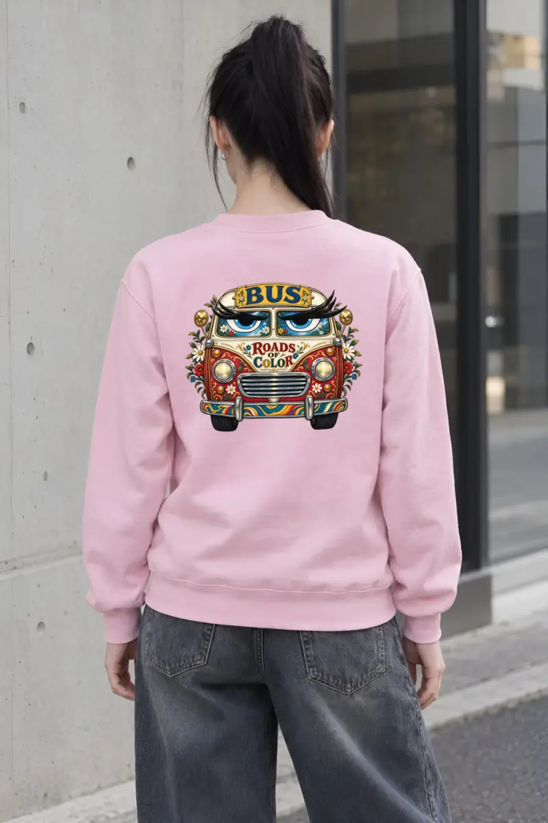"Roads Of Color" Heavy Blend Unisex Crewneck Sweatshirt