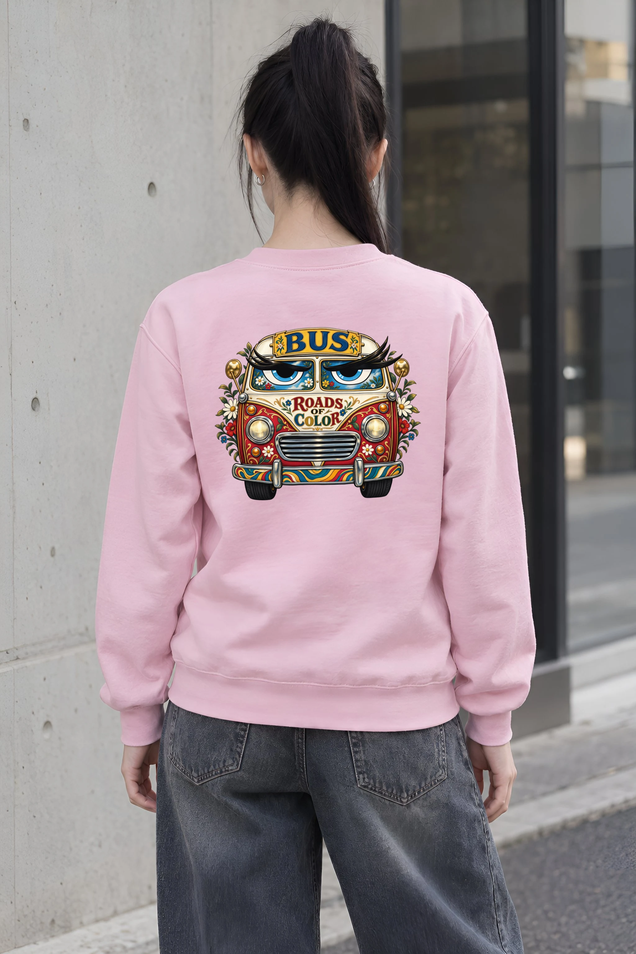 "Roads Of Color" Heavy Blend Unisex Crewneck Sweatshirt