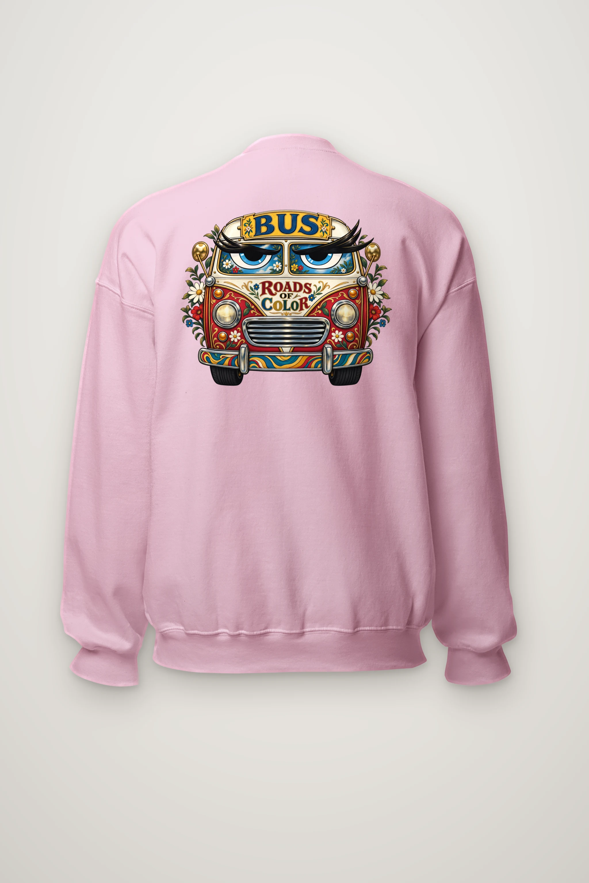 "Roads Of Color" Heavy Blend Unisex Crewneck Sweatshirt