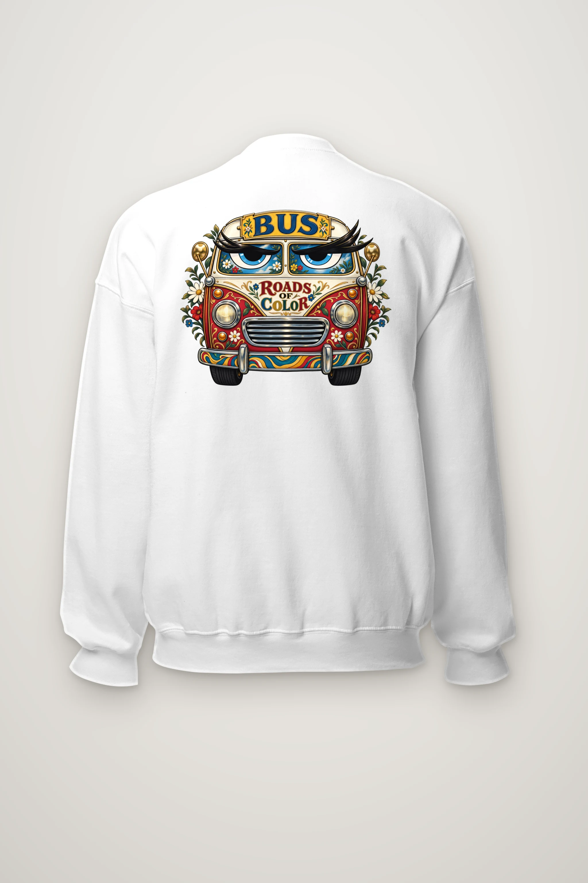"Roads Of Color" Heavy Blend Unisex Crewneck Sweatshirt