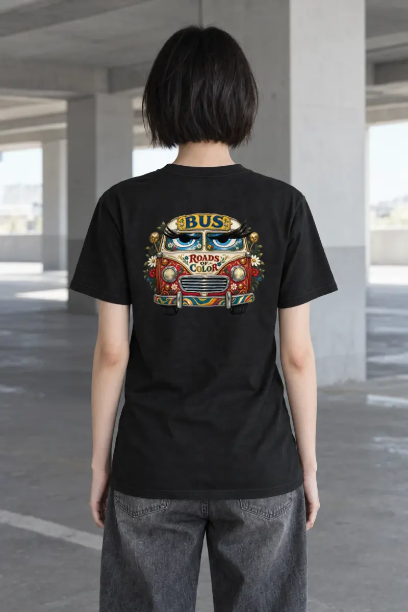 "Roads Of Color" Heavyweight Unisex Crewneck T-shirt